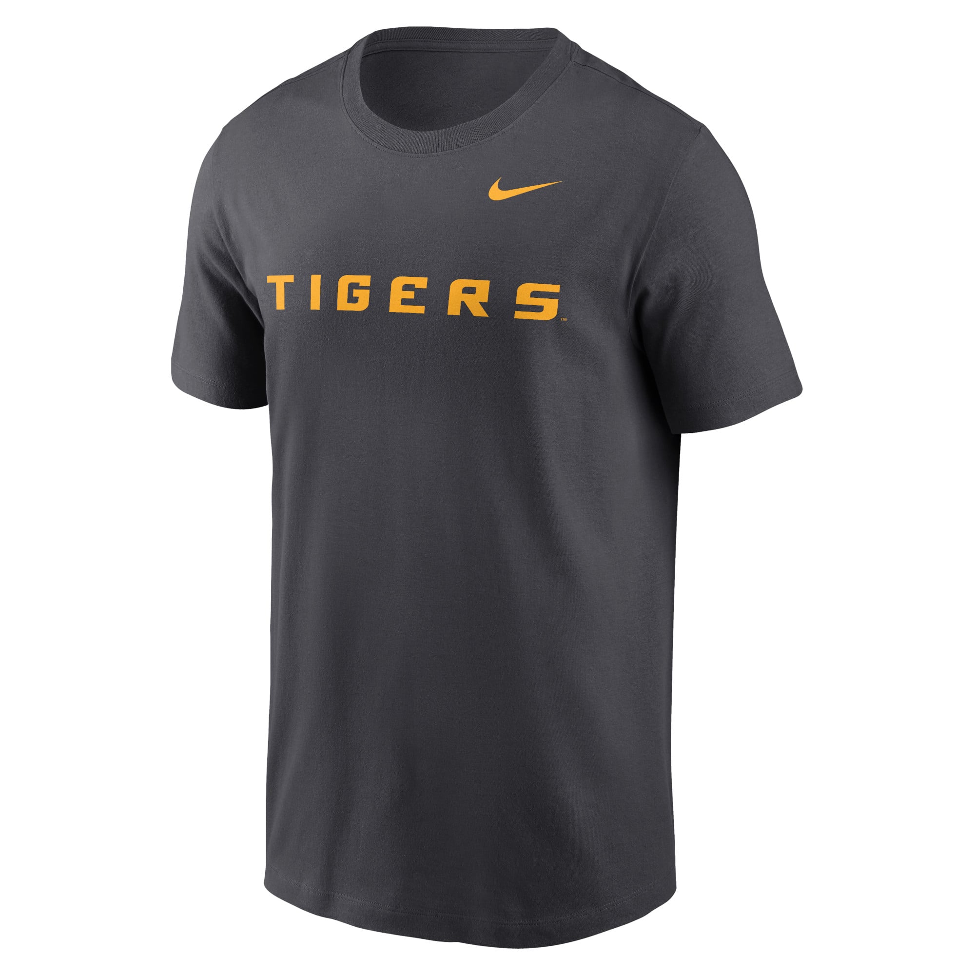 Men's Nike Anthracite LSU Tigers Primetime Wordmark T-Shirt