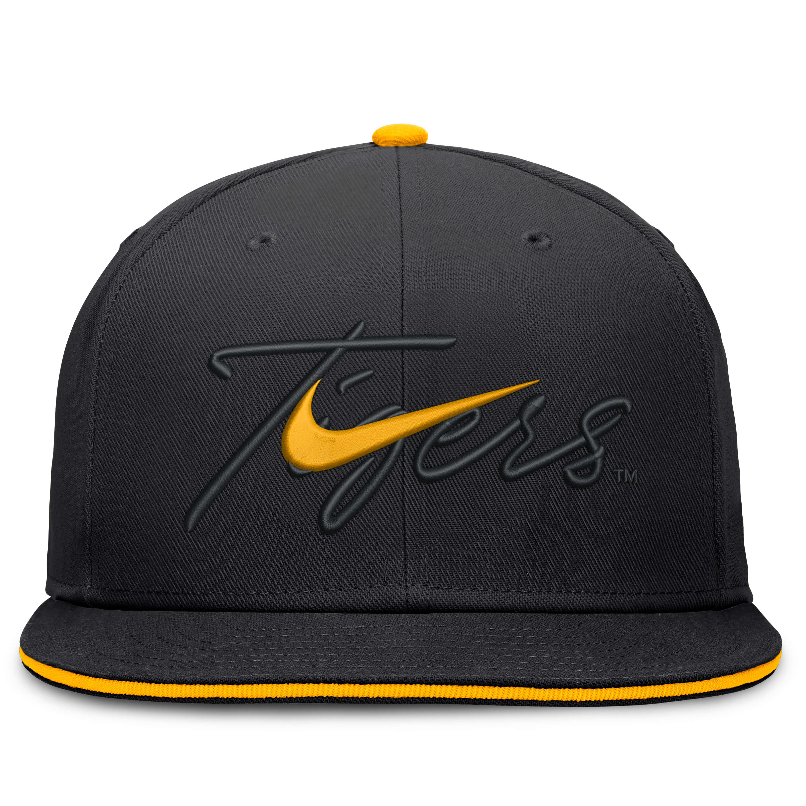 Casquette ajustée Nike LSU Tigers Dri-FIT Primetime Script noire pour homme