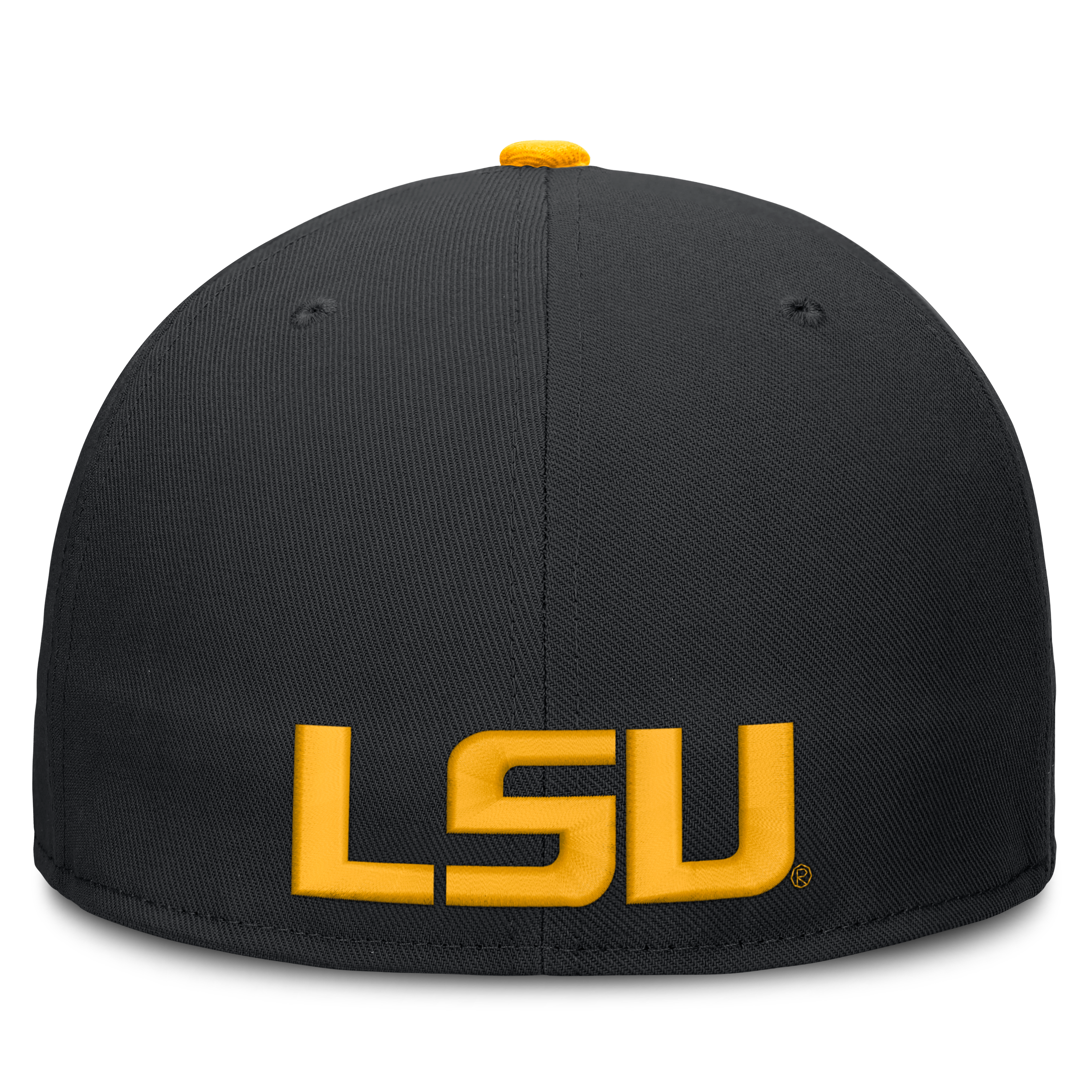 Casquette ajustée Nike LSU Tigers Dri-FIT Primetime Script noire pour homme