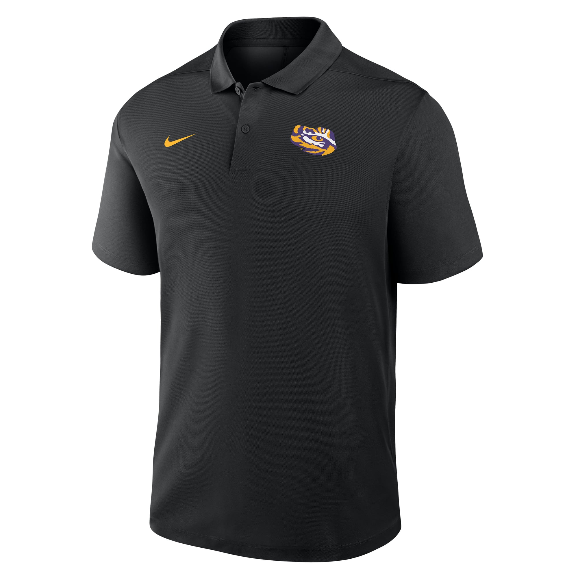 Polo Nike Dri-FIT Victory noir pour homme, LSU Tigers