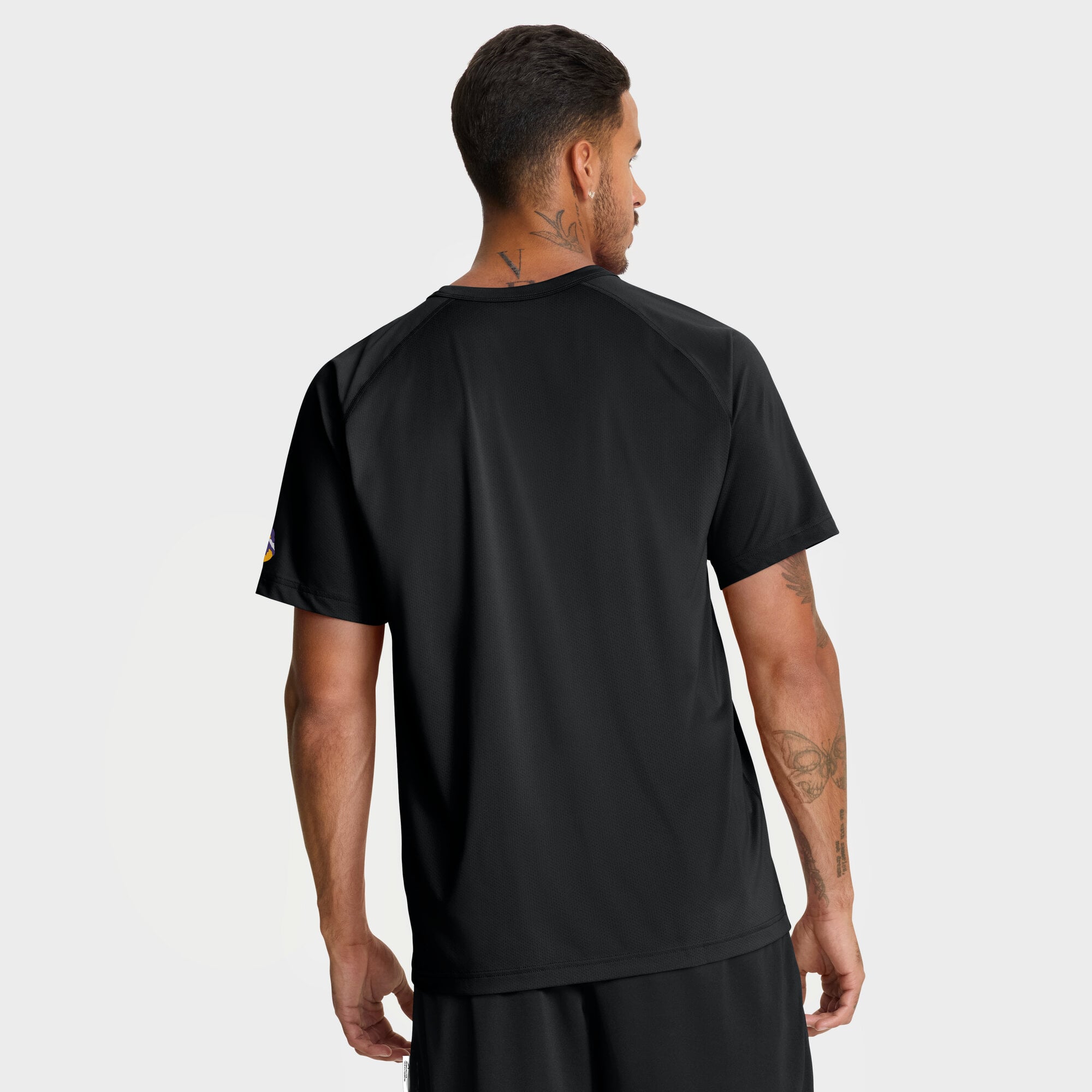 T-shirt Nike Performance Ready Raglan Dri-FIT noir pour homme des Tigers de LSU