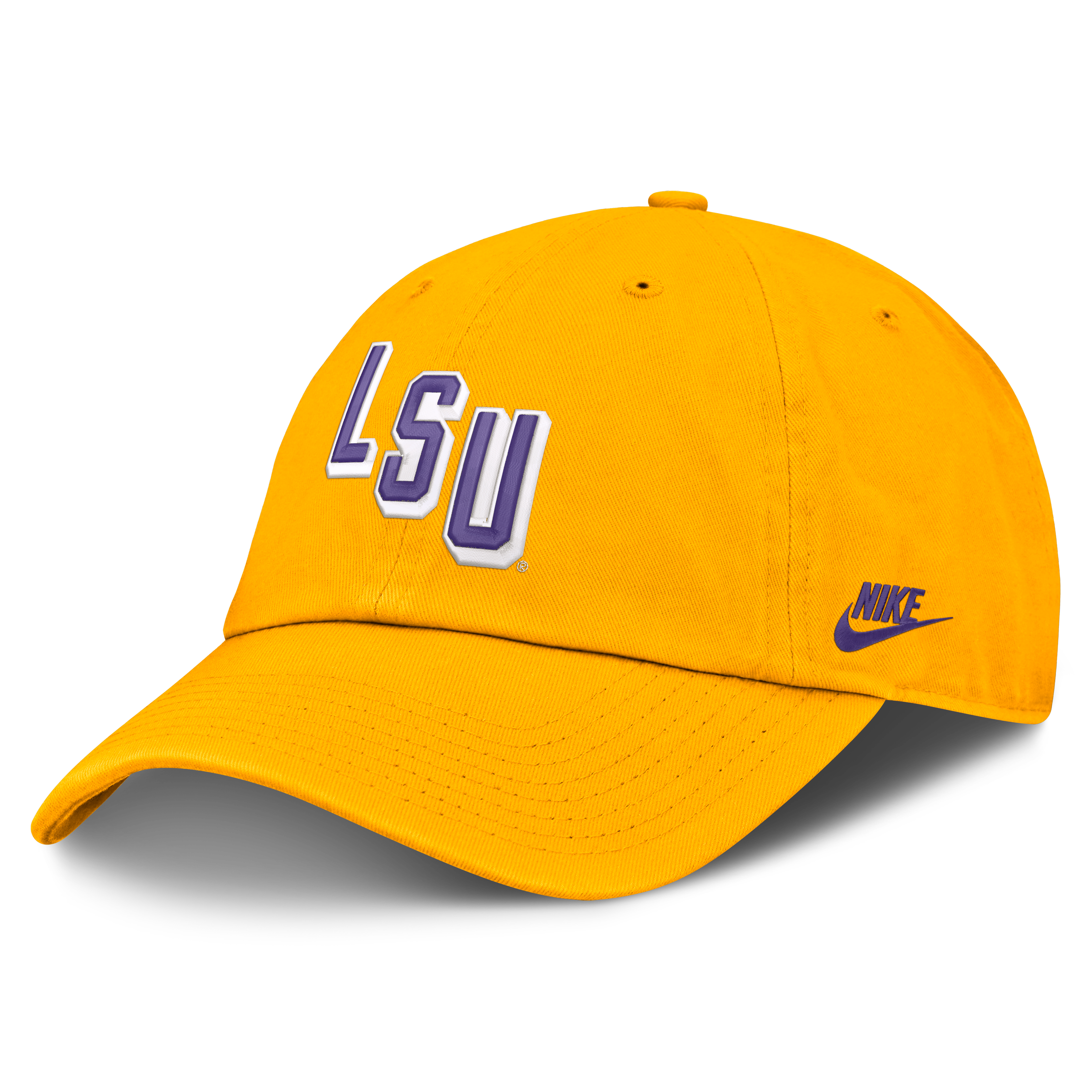 Casquette ajustable Nike Gold LSU Tigers Legacy Letter & Mascot Club pour homme