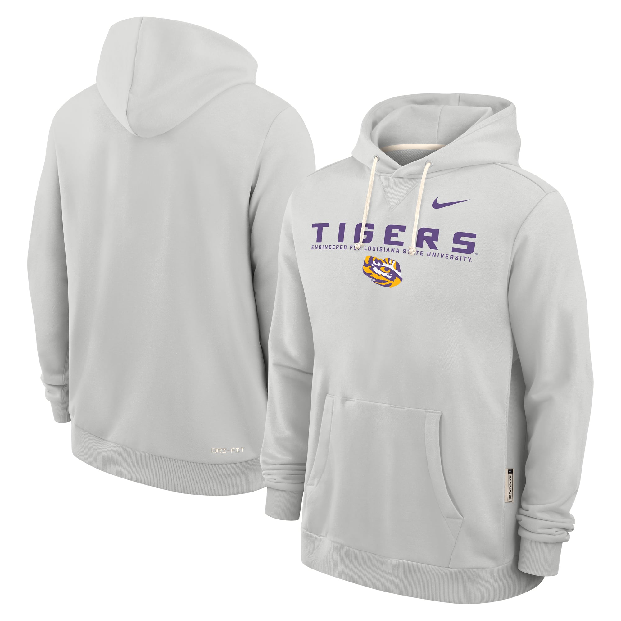 Men's Nike LSU Tigers 2025 Sideline Standard Issue Dri-FIT Hoodie