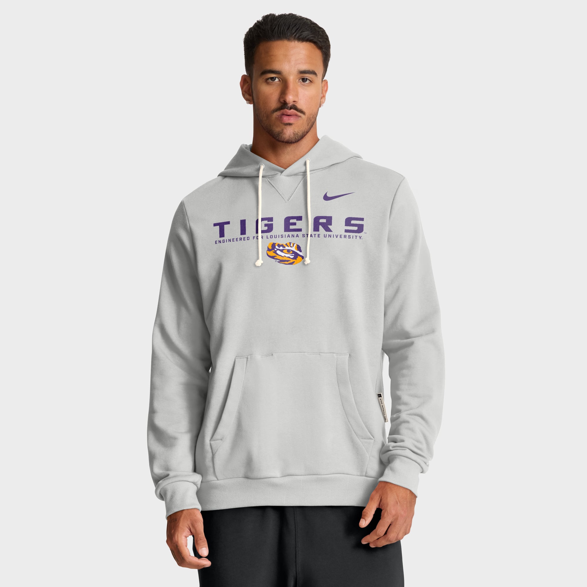 Men's Nike LSU Tigers 2025 Sideline Standard Issue Dri-FIT Hoodie