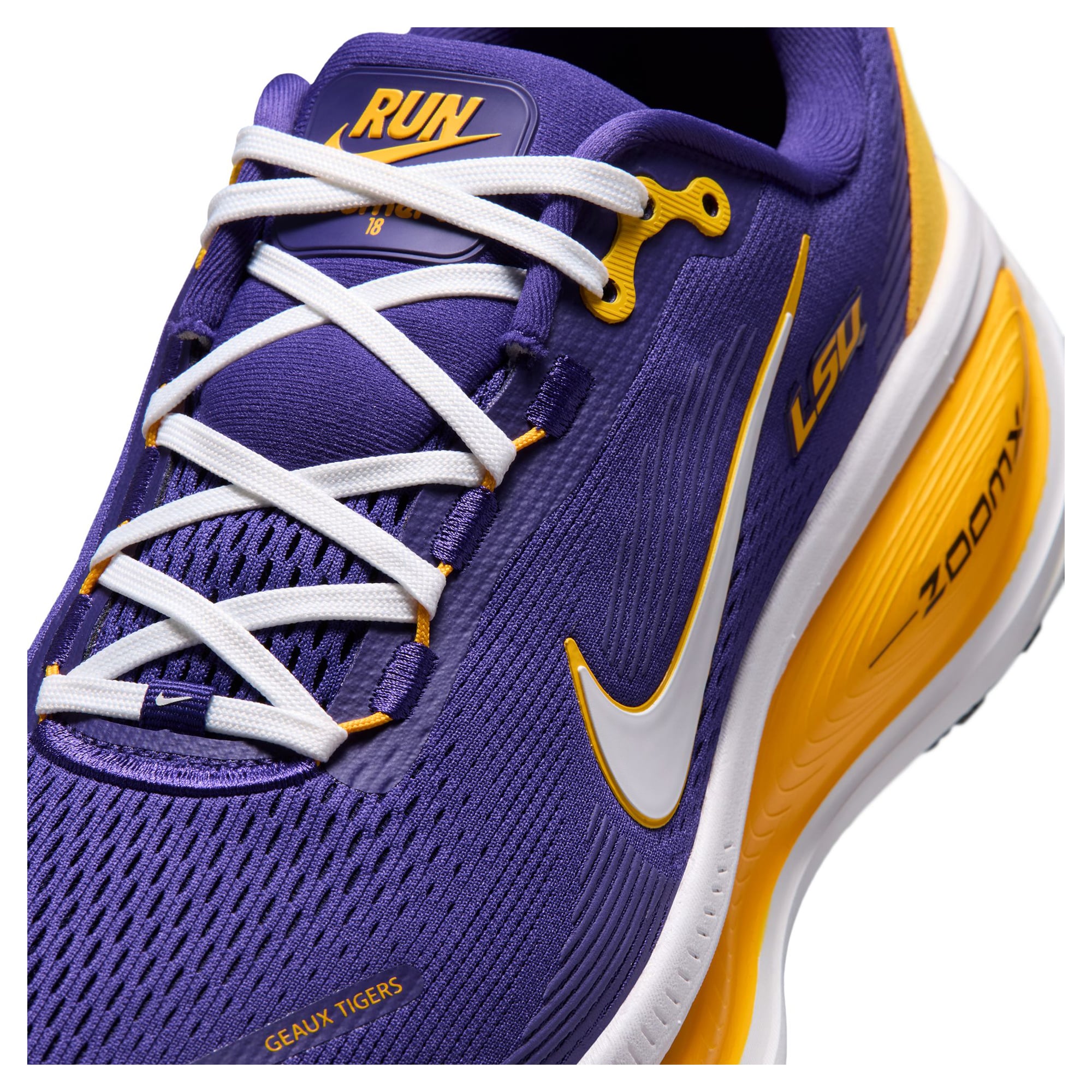 Men's Nike LSU Tigers Vomero 18 Running Shoes