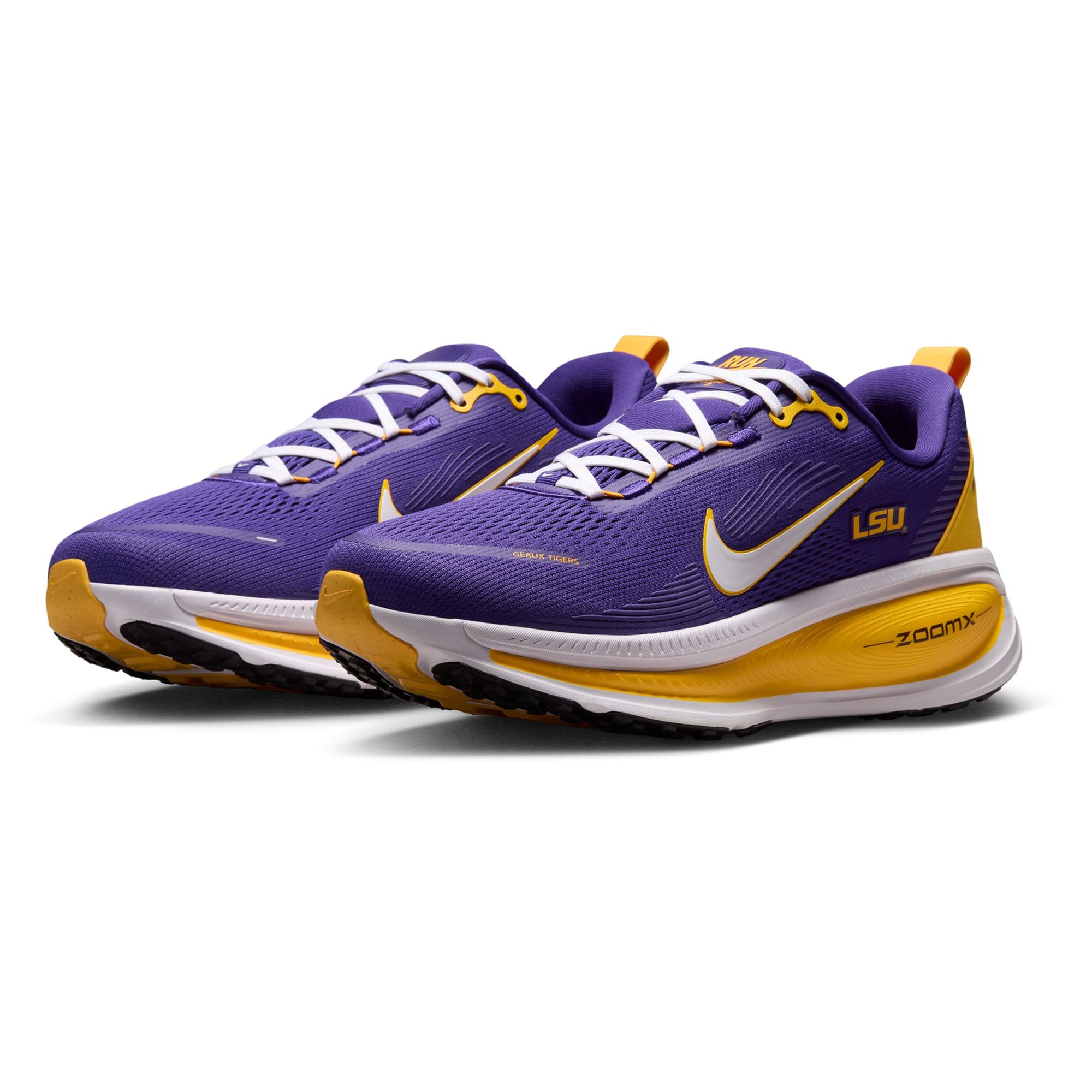 Men's Nike LSU Tigers Vomero 18 Running Shoes