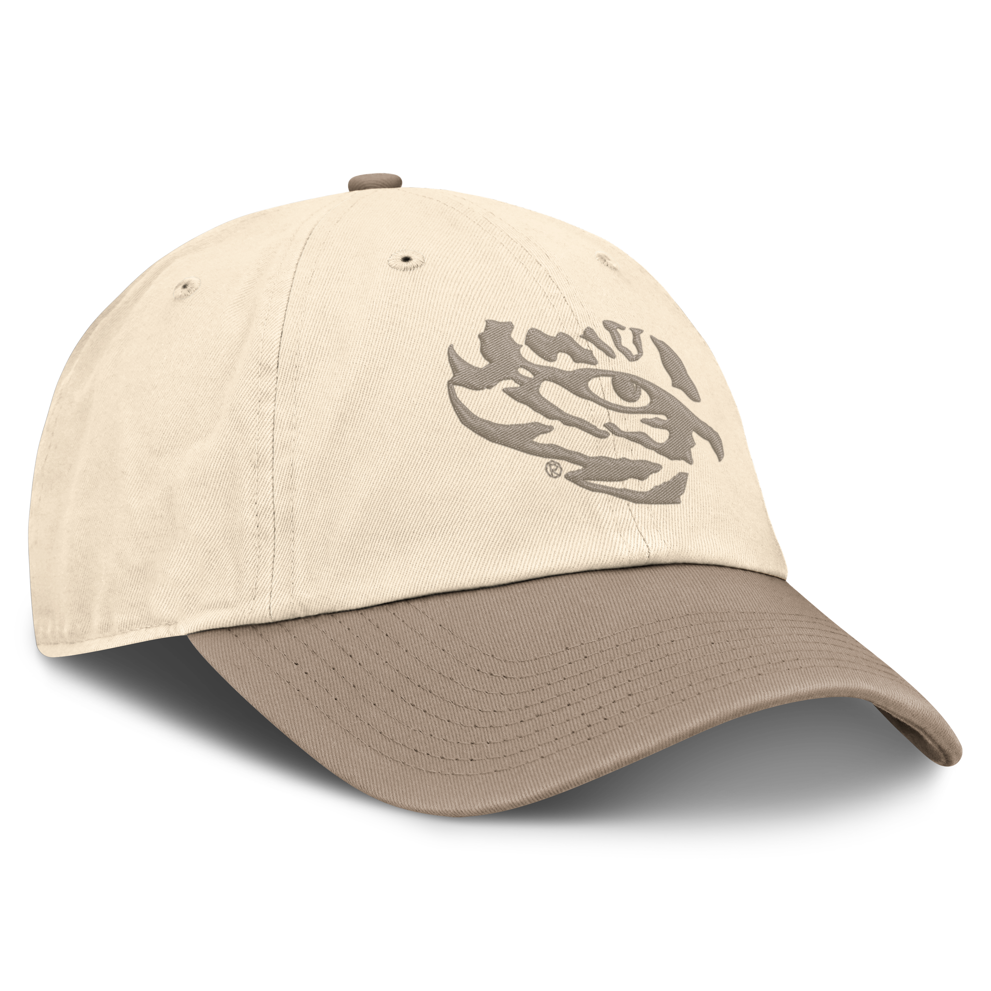 Men's Nike Natural/Khaki LSU Tigers Two-Tone Club Adjustable Hat