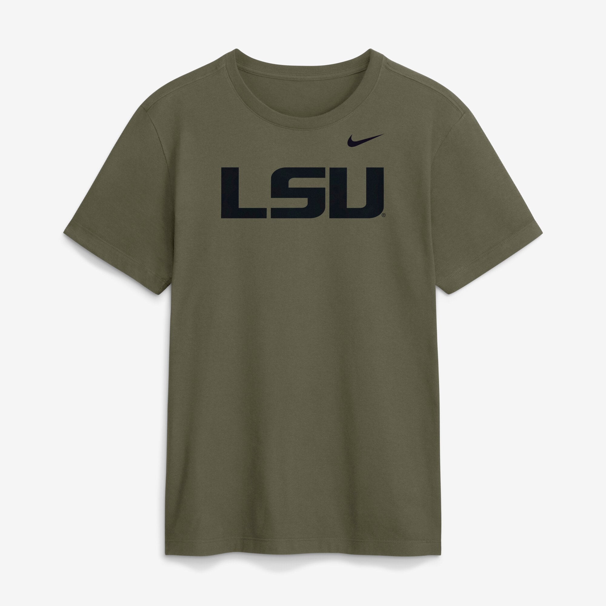 Men's Nike Olive LSU Tigers Primetime Logo Dri-FIT T-Shirt