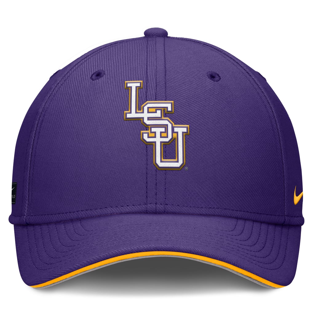 Men's Nike Purple LSU Tigers 2026 Dugout Coaches Dri-FIT Rise Swoosh ...