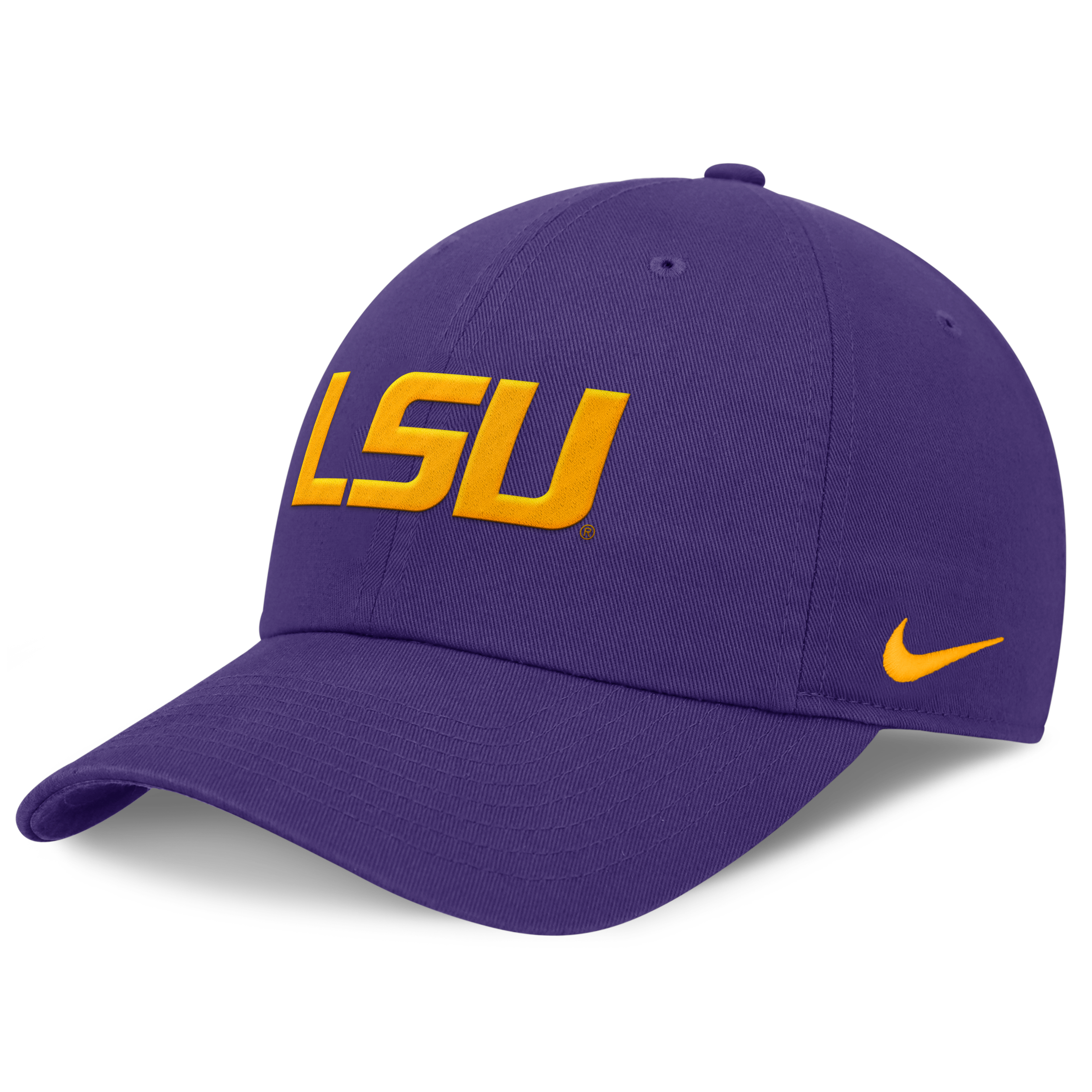 Casquette ajustable Nike violette LSU Tigers Club Dri-FIT pour homme