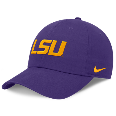 LSU Tigers Nike Club Dri-FIT Adjustable Hat - Purple