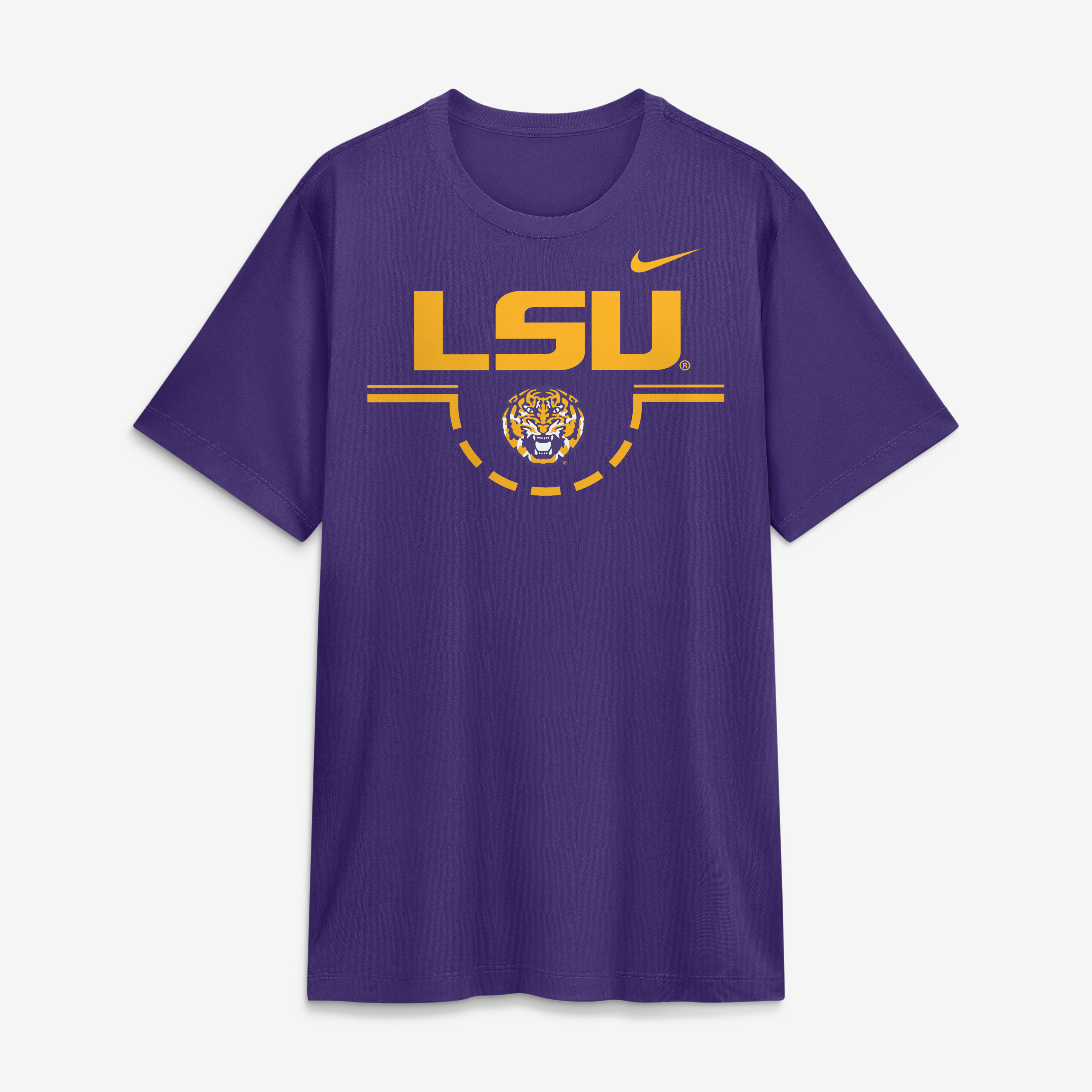 T-shirt Nike violet pour homme LSU Tigers Courtside Legend