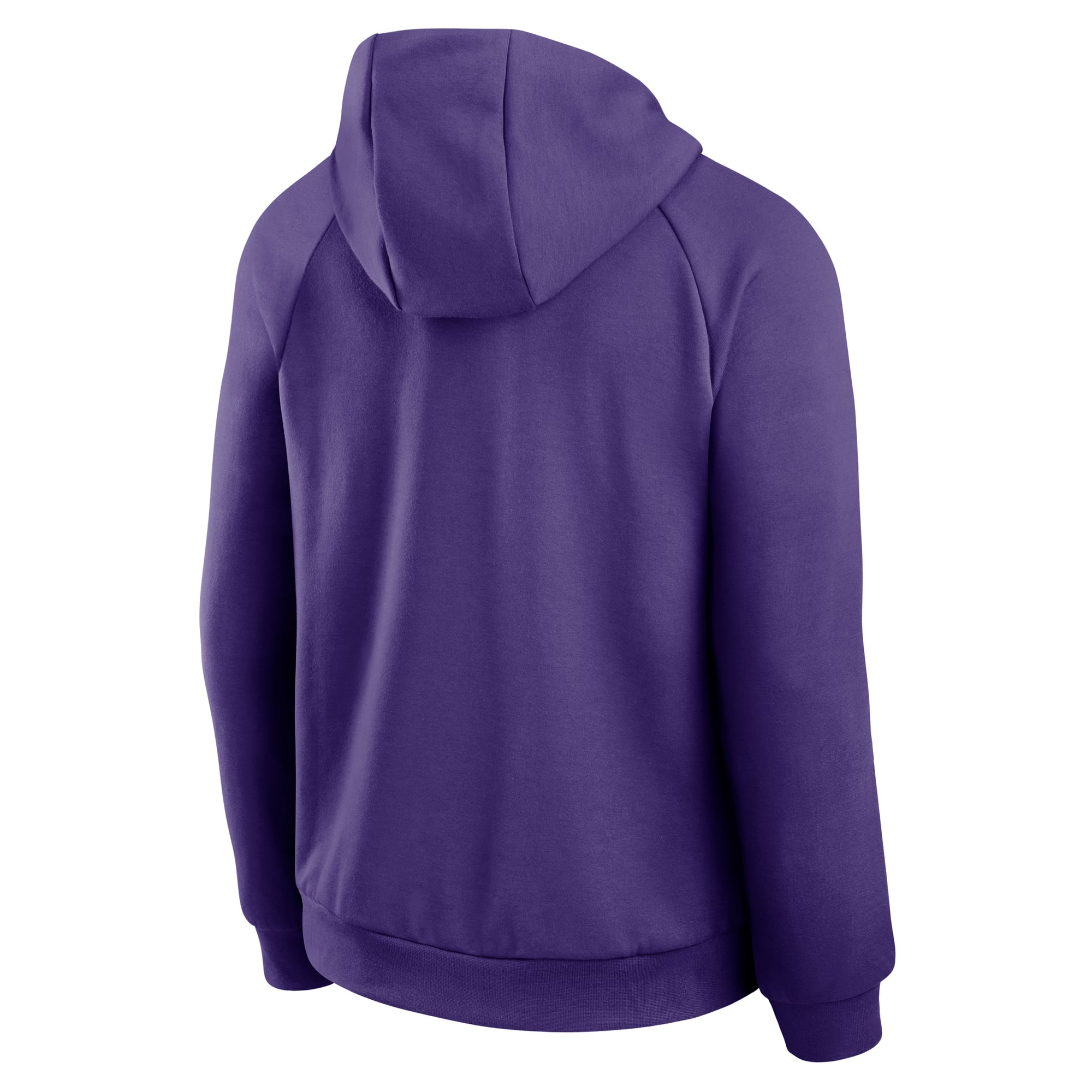 Sweat à capuche raglan en polaire Dri-FIT Nike violet LSU Tigers Courtside Practice pour homme