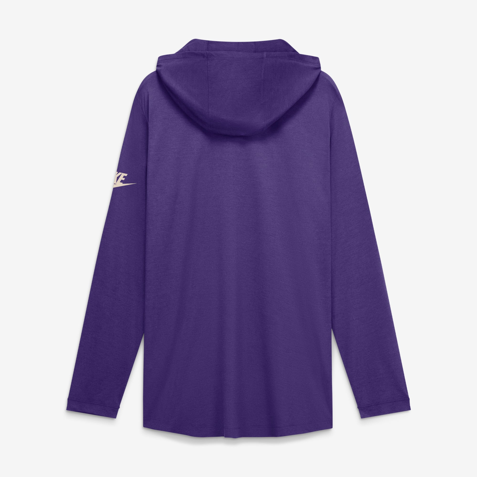 Men's Nike Purple LSU Tigers Legacy Arch Tri-Blend Long Sleeve Hooded T-Shirt