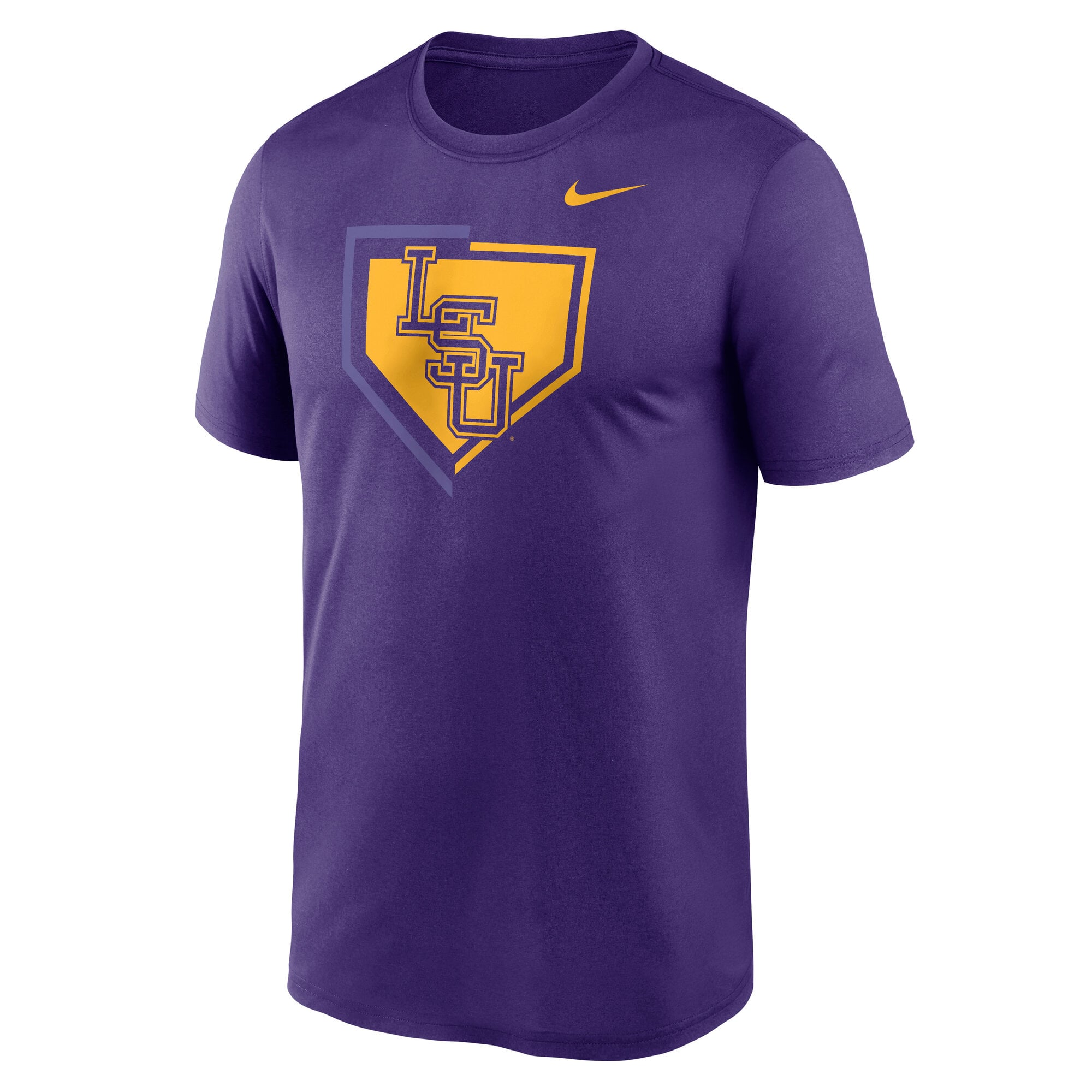 T-shirt Nike Dri-FIT violet pour homme, modèle LSU Tigers Primetime Baseball Icon Legend