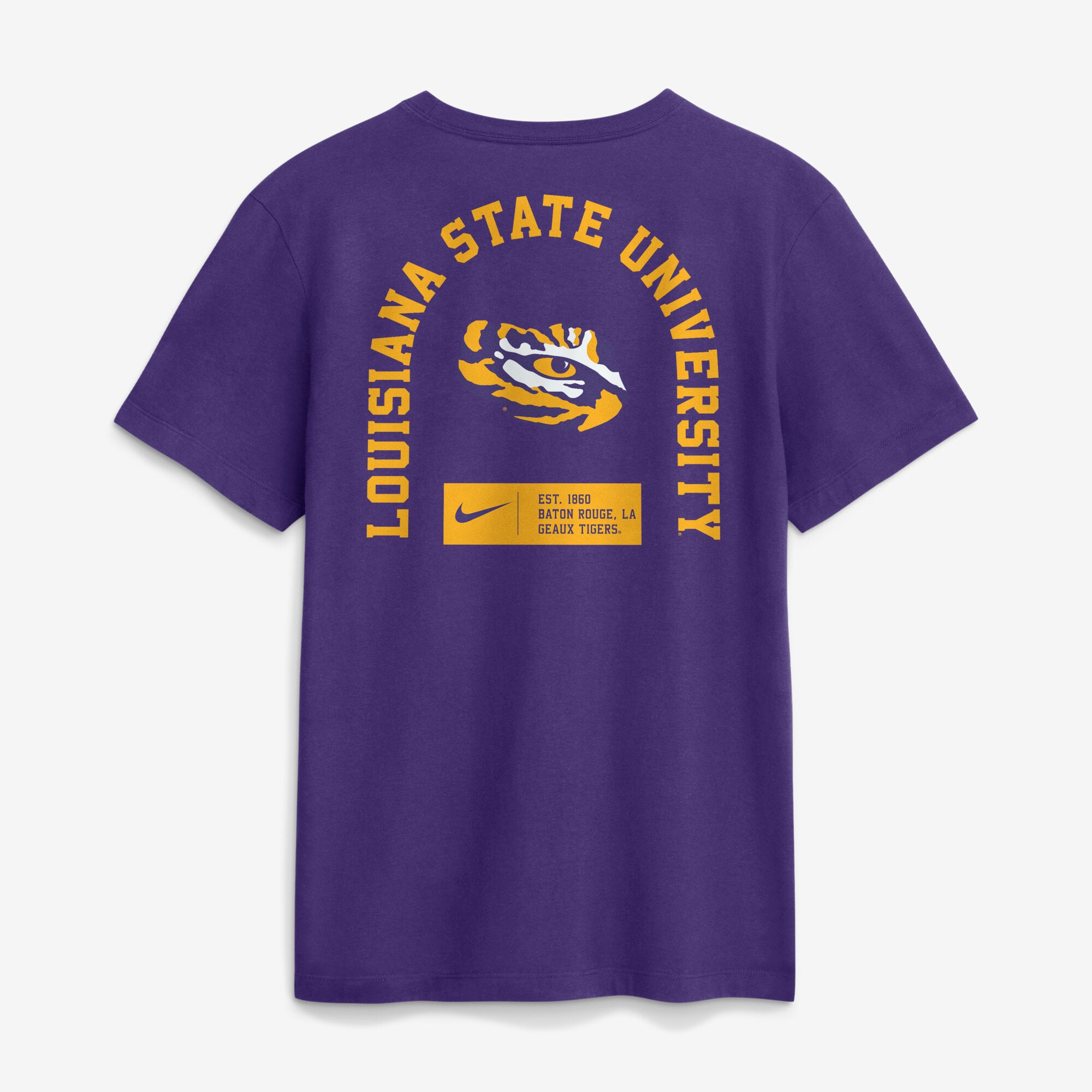 Men's Nike Purple LSU Tigers Primetime Crew T-Shirt