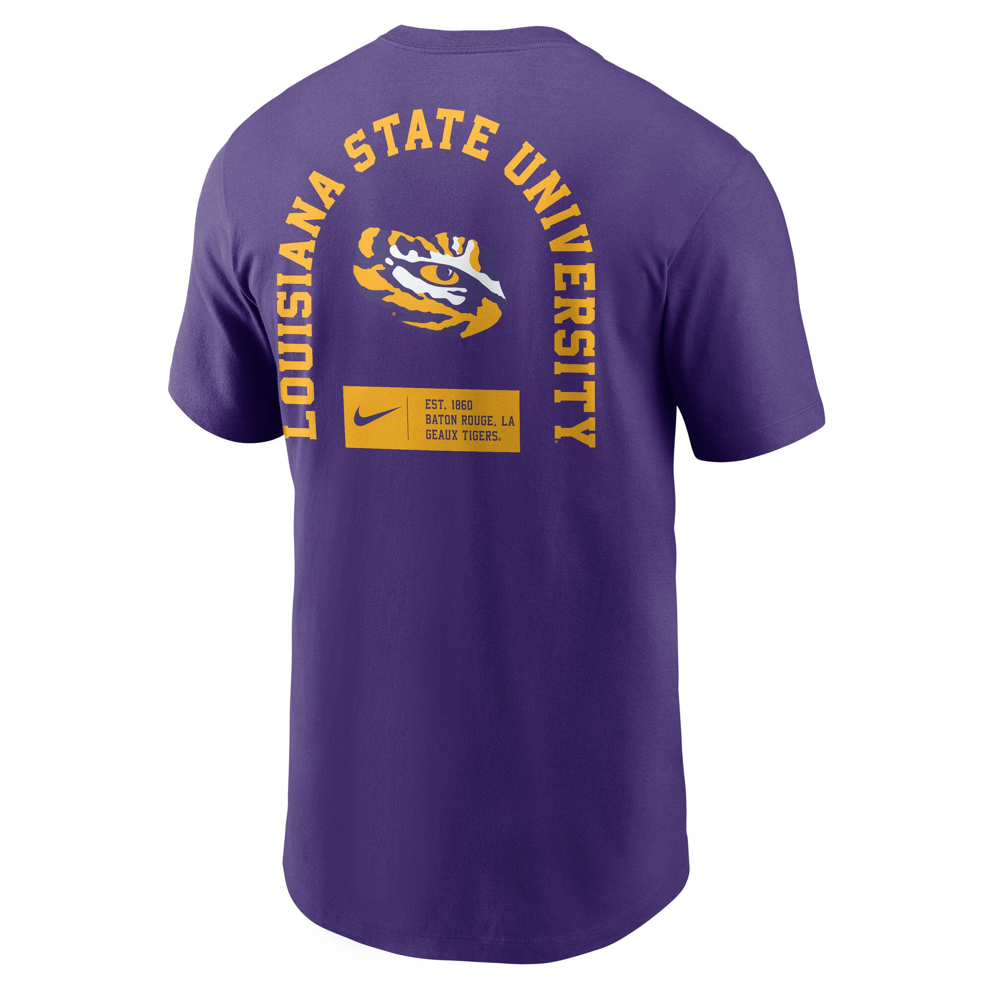 Men's Nike Purple LSU Tigers Primetime Crew T-Shirt