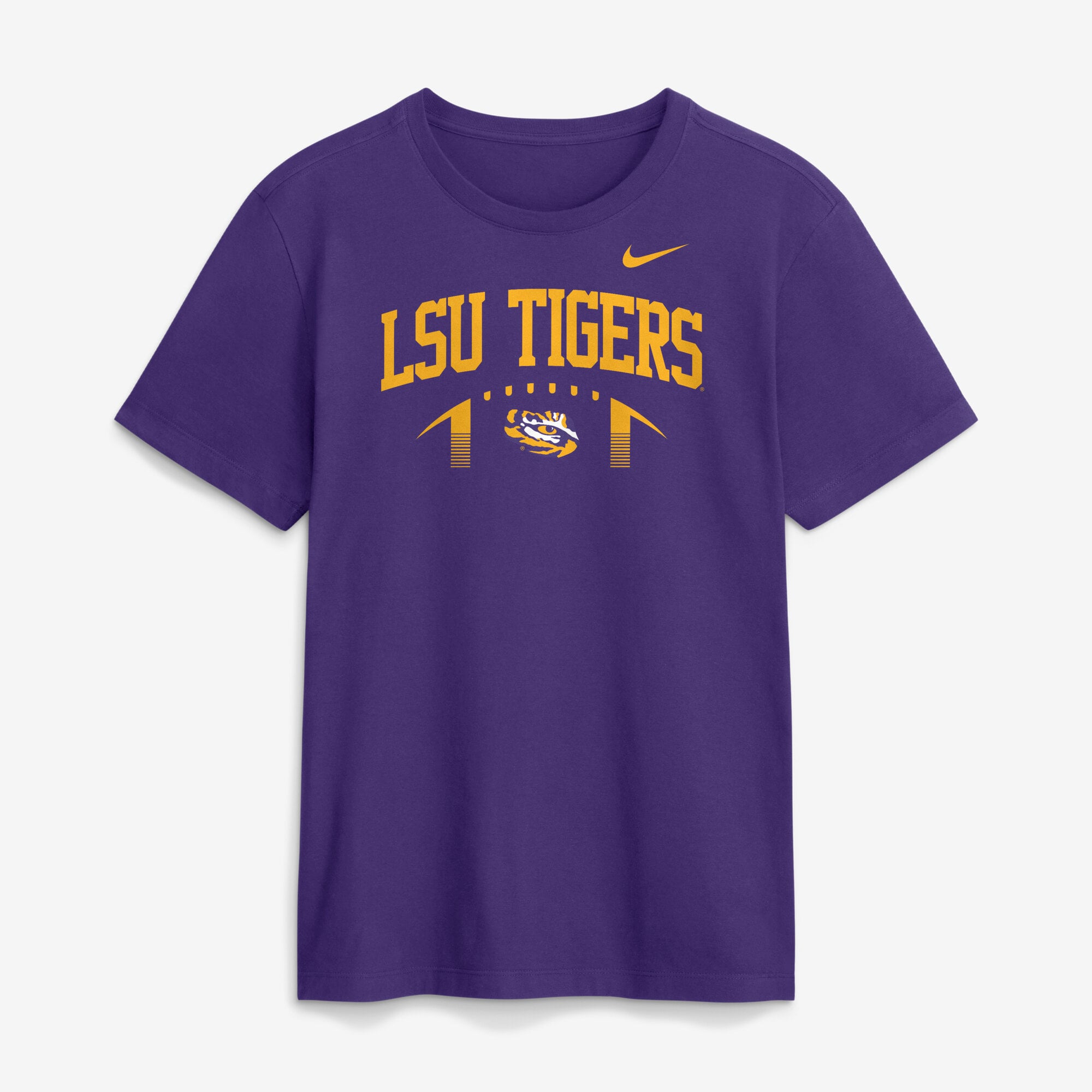 Men's Nike Purple LSU Tigers Primetime Football Icon T-Shirt