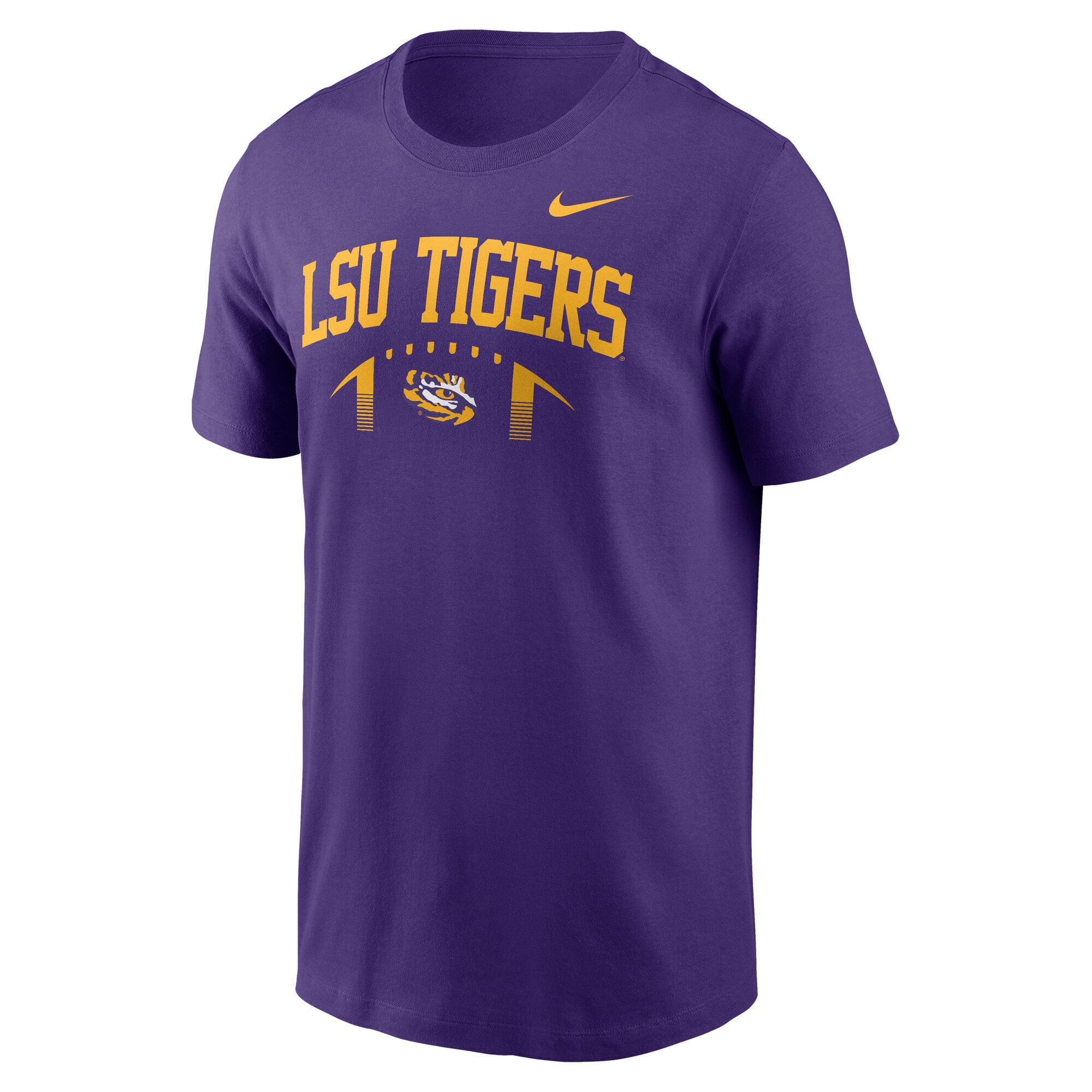 Men's Nike Purple LSU Tigers Primetime Football Icon T-Shirt