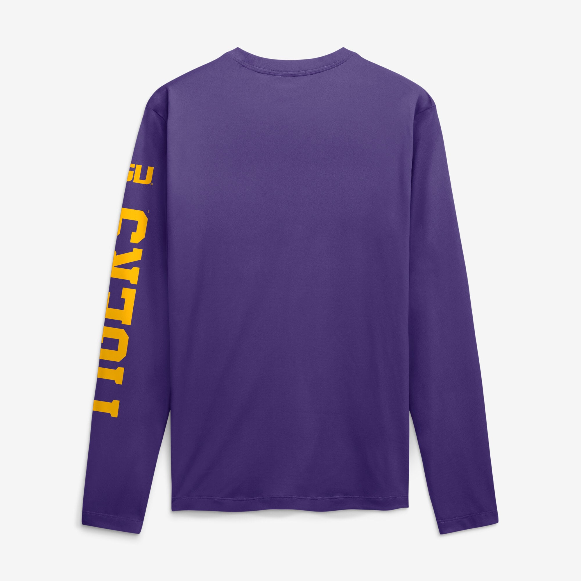Men's Nike Purple LSU Tigers Primetime Logo Sleeve Legend Dri-FIT Long T-Shirt