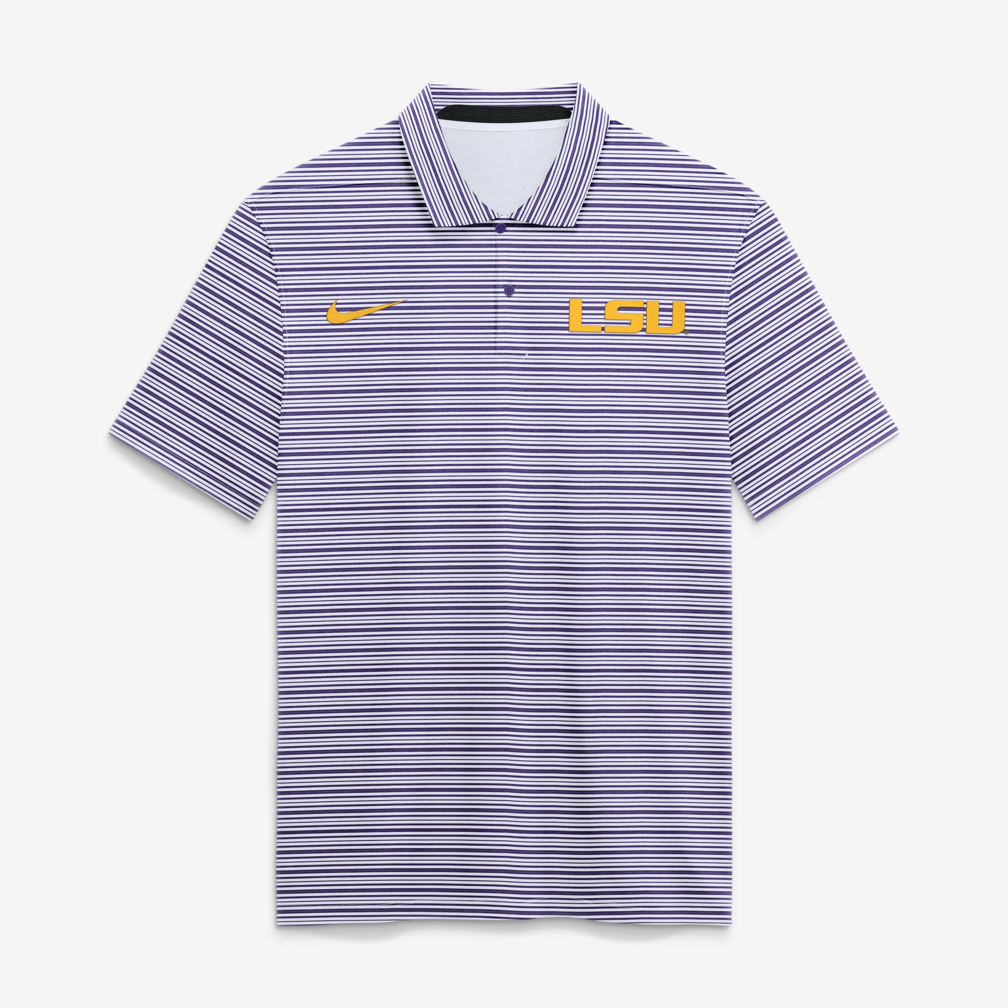Polo rayé Nike Dri-FIT Primetime Vapor violet pour homme