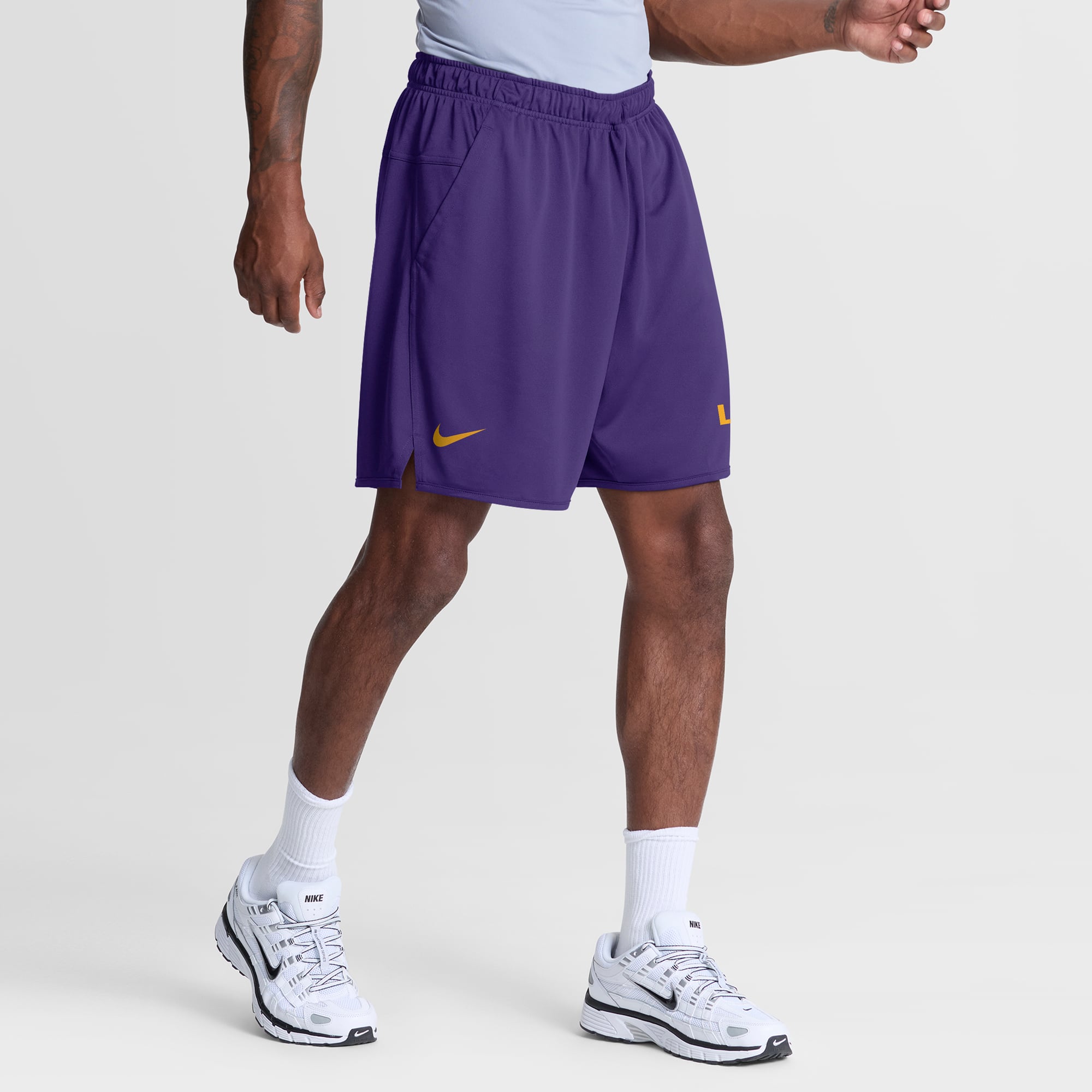 Short Nike Totality Dri-FIT violet LSU Tigers pour homme