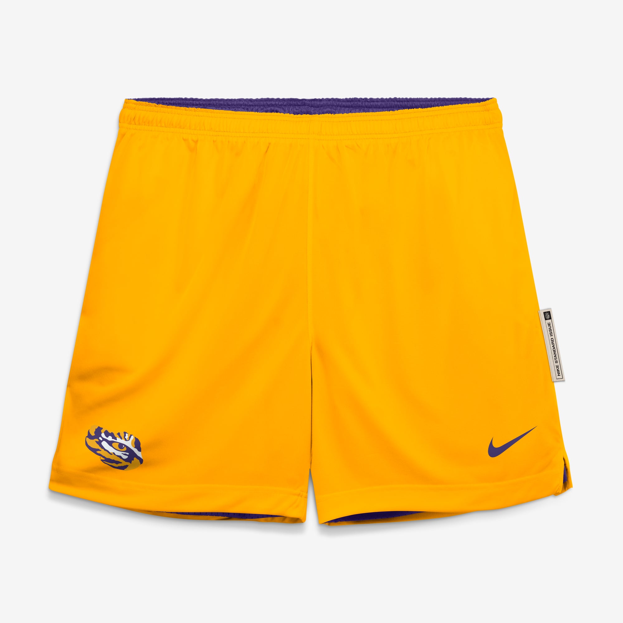 Short réversible Nike Dri-FIT violet/or LSU Tigers Courtside pour homme