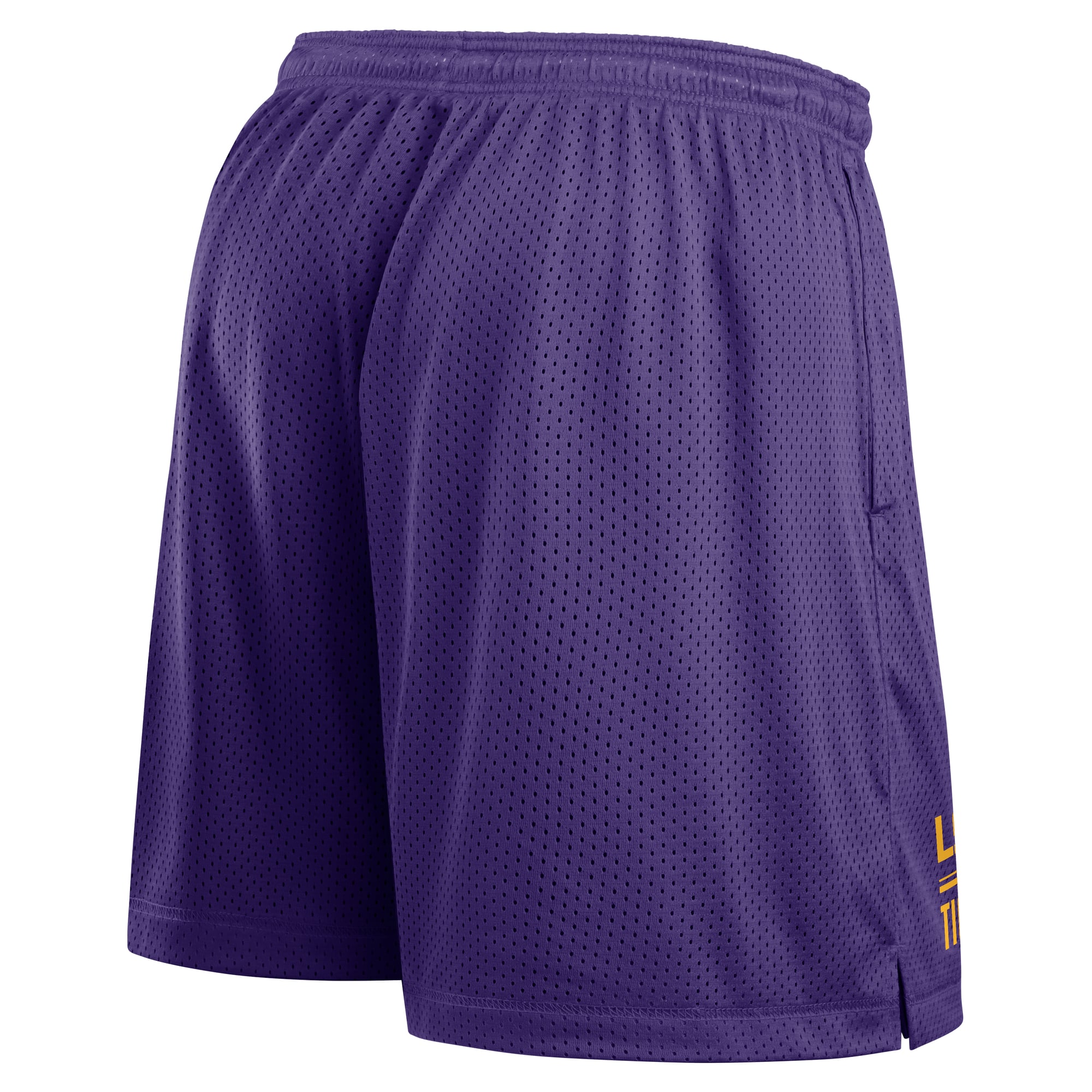 Short réversible Nike Dri-FIT violet/or LSU Tigers Courtside pour homme