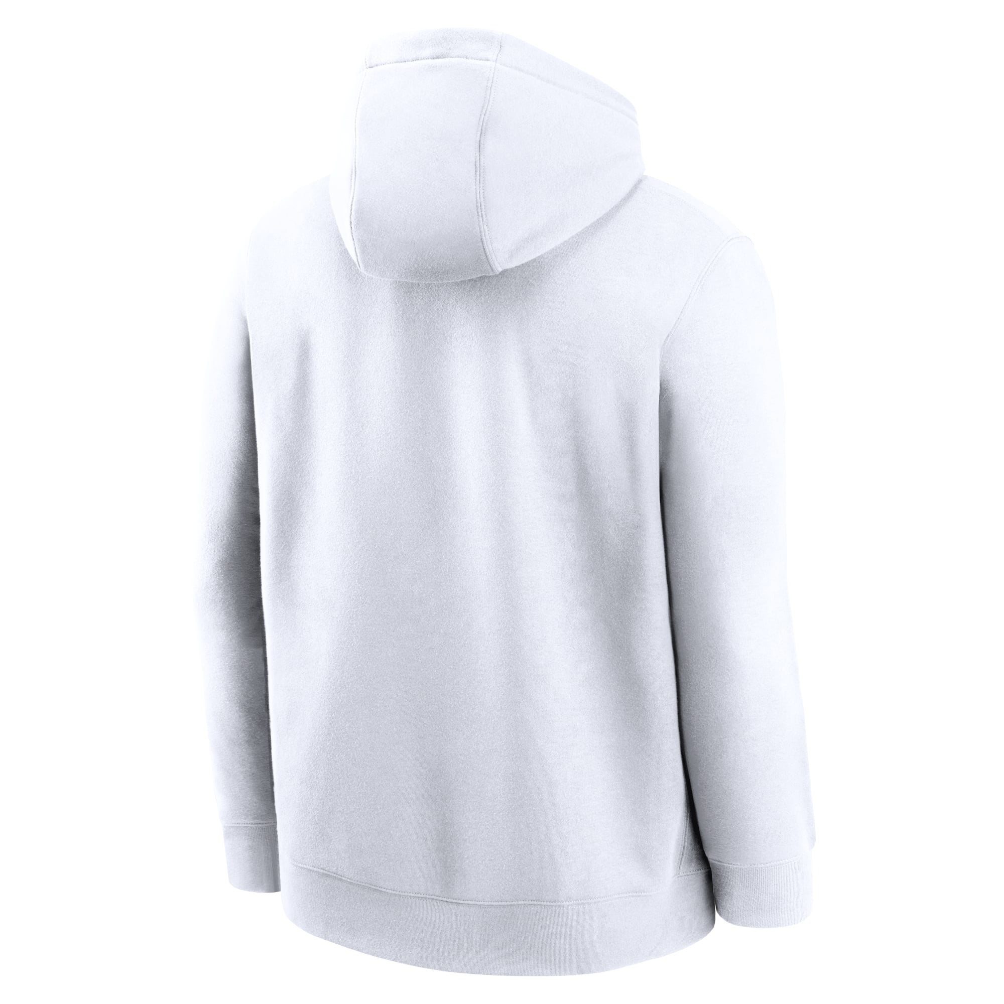 Men's Nike White LSU Tigers Legacy Logo Club Fleece Pullover Hoodie