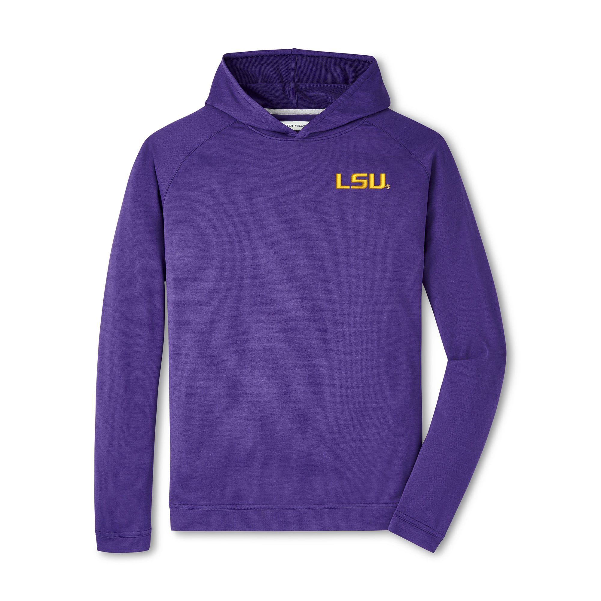 Sweat à capuche Peter Millar violet LSU Tigers Pine Performance pour homme