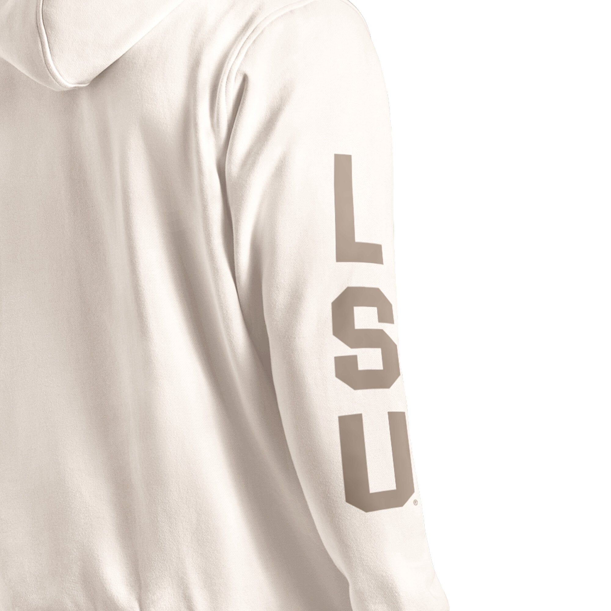 Sweat à capuche Starter Cream pour homme, modèle LSU Tigers Locker Room.