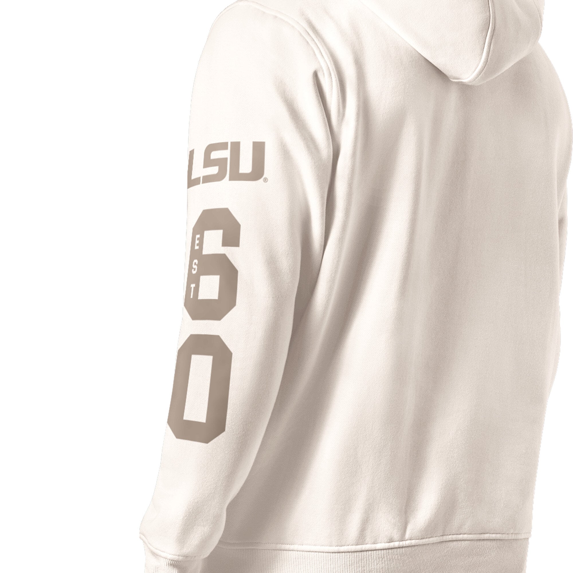 Sweat à capuche Starter Cream pour homme, modèle LSU Tigers Locker Room.