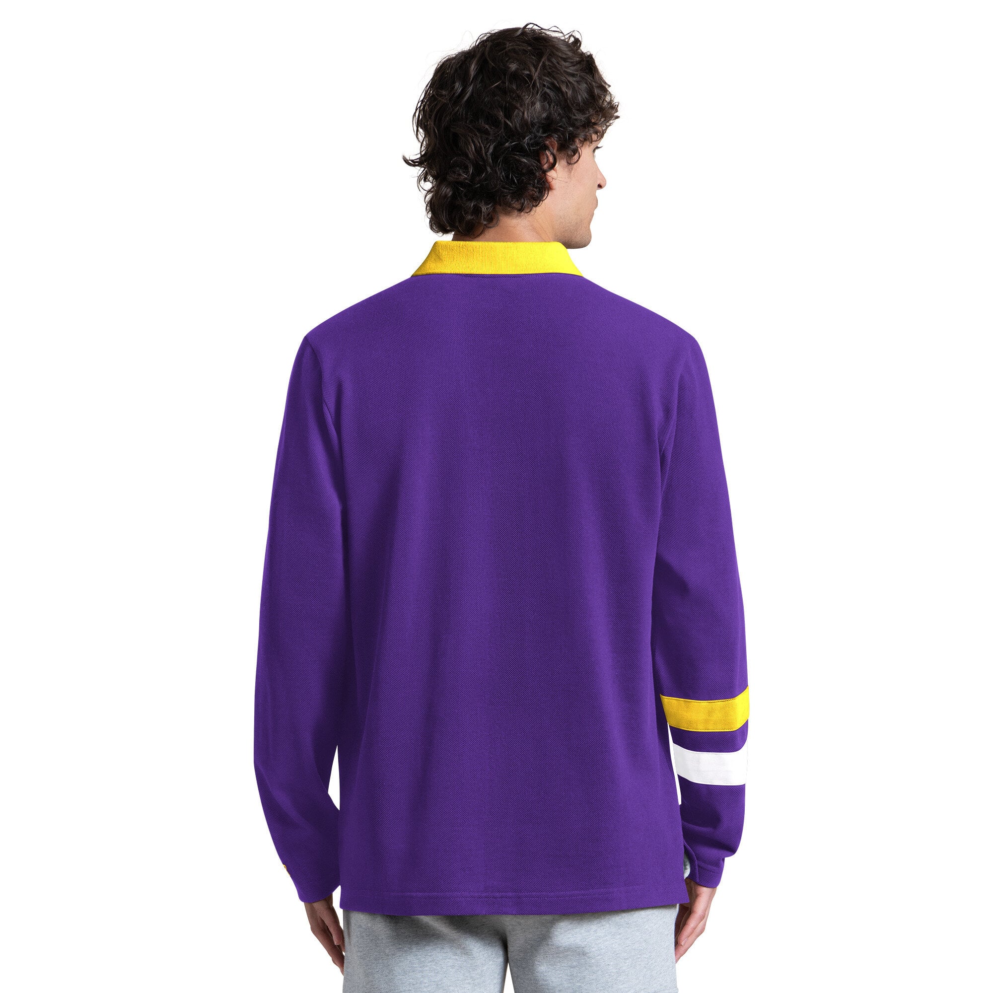 Maillot de rugby Starter violet pour homme, aux couleurs des LSU Tigers.