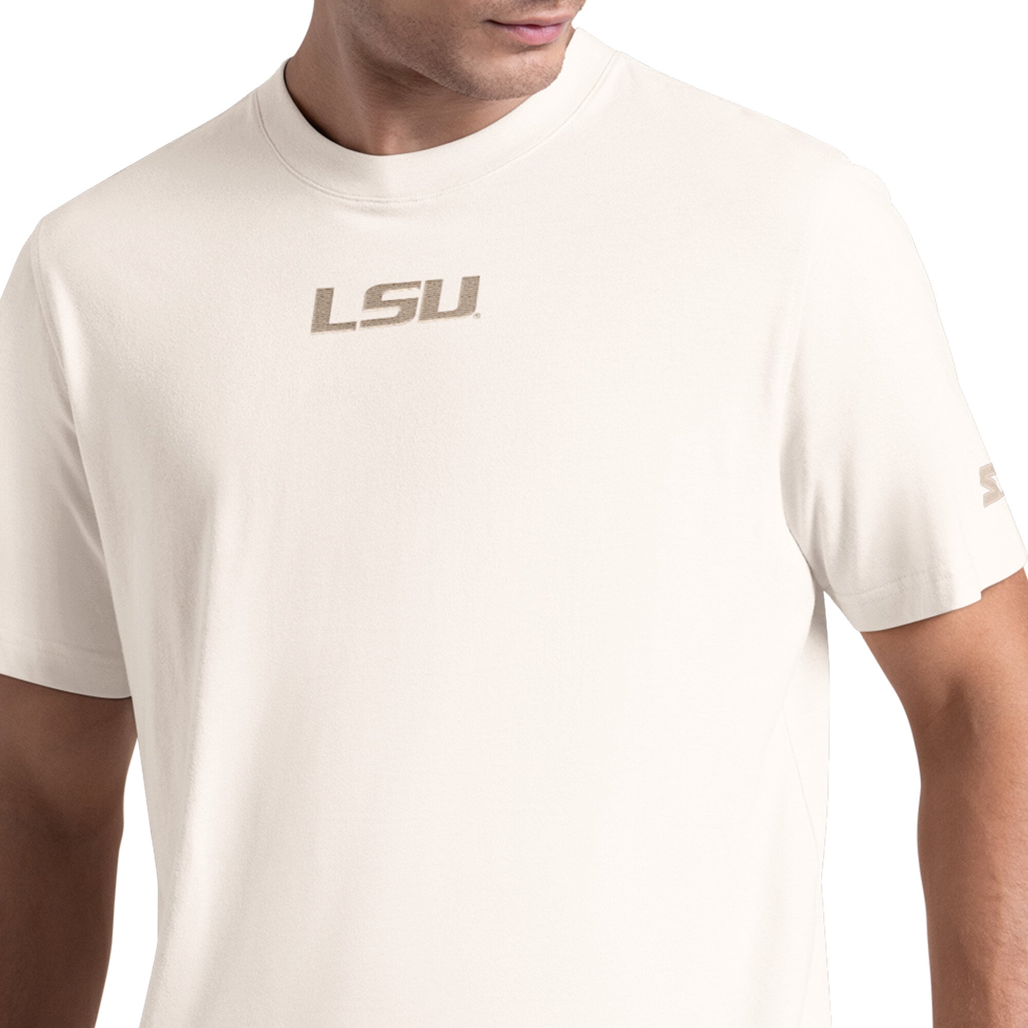 Men's Starter White LSU Tigers Warm Up T-Shirt