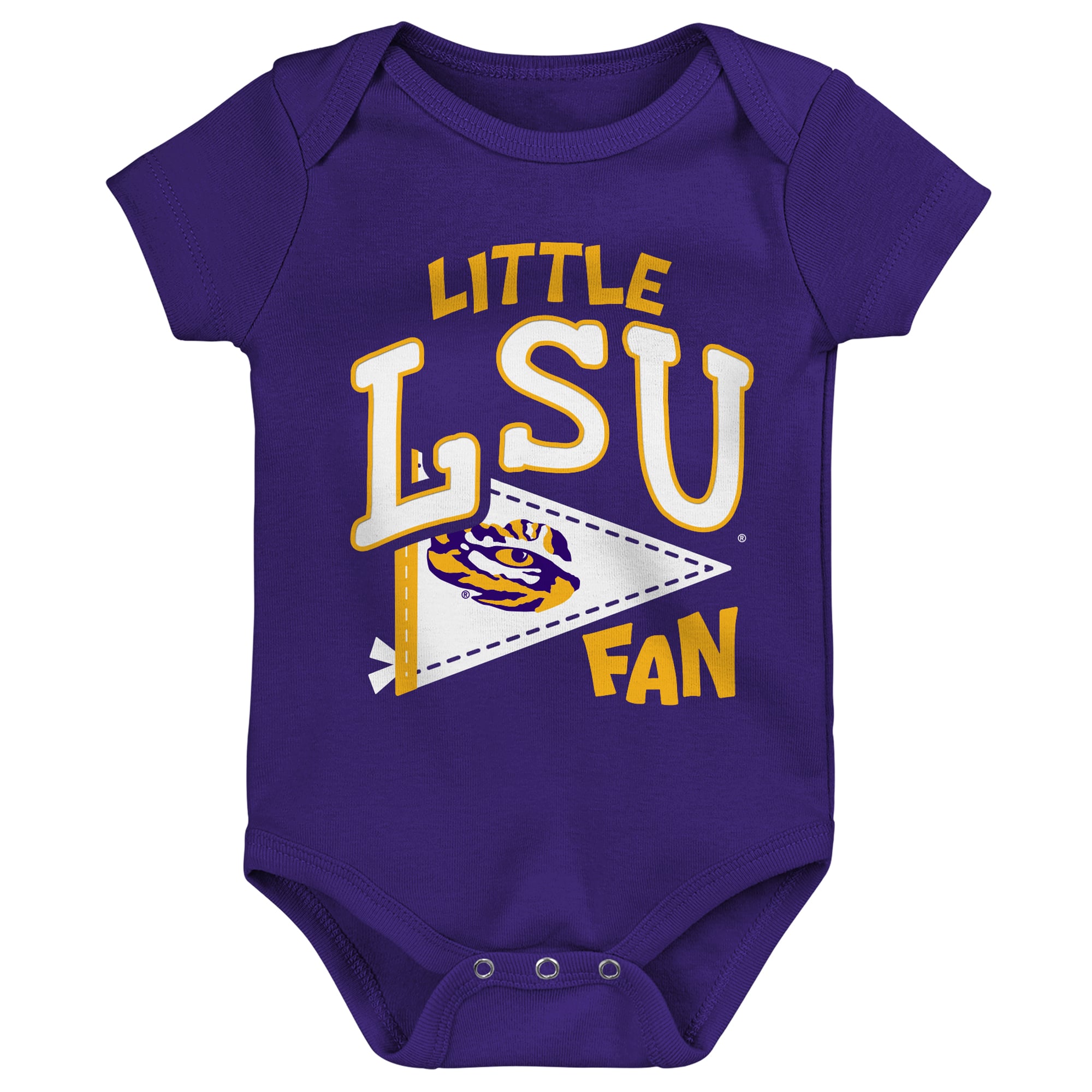 Body pour nouveau-né Outerstuff violet LSU Tigers Little Banner