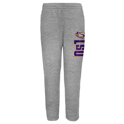 Pantalon de jogging Jet Stream pour enfants d'âge préscolaire LSU Tigers Outerstuff - Gris