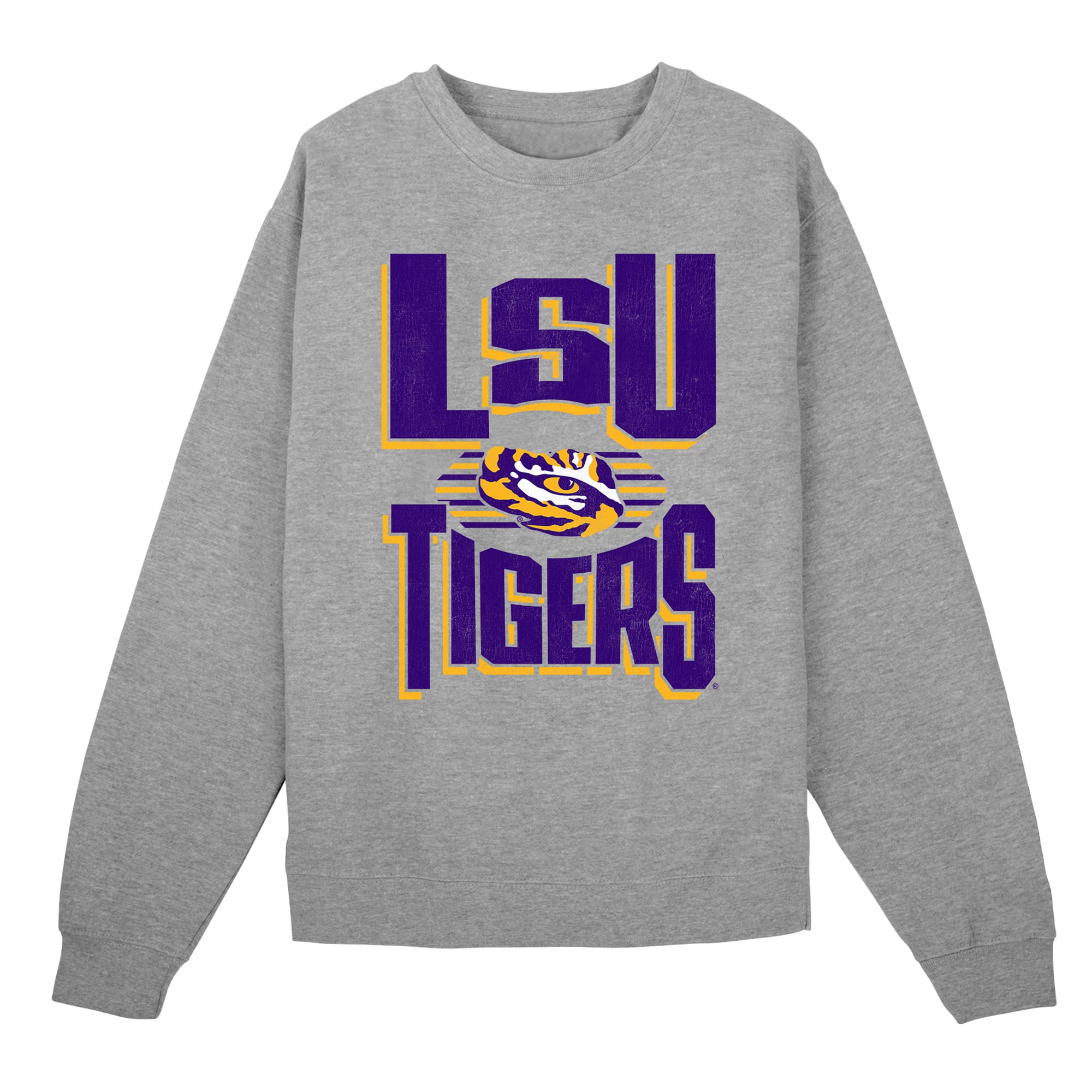 Sweat-shirt gris LSU Tigers Jet Stream pour enfants d'âge préscolaire Outerstuff