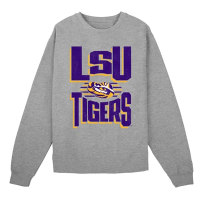 Sweat-shirt LSU Tigers Outerstuff pour enfants d'âge préscolaire Jet Stream - Gris