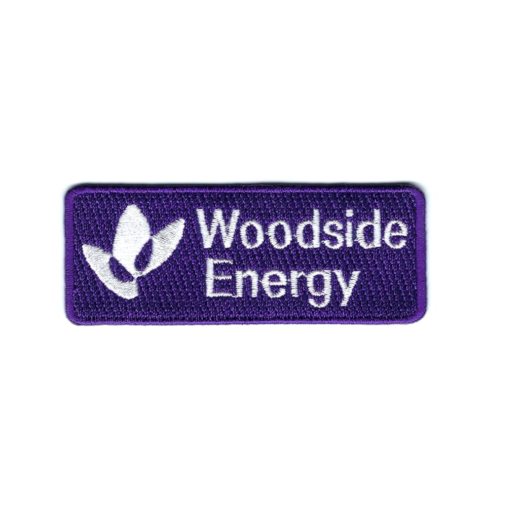 Purple LSU Tigers Woodside Energy 3.25" Sponsor Patch