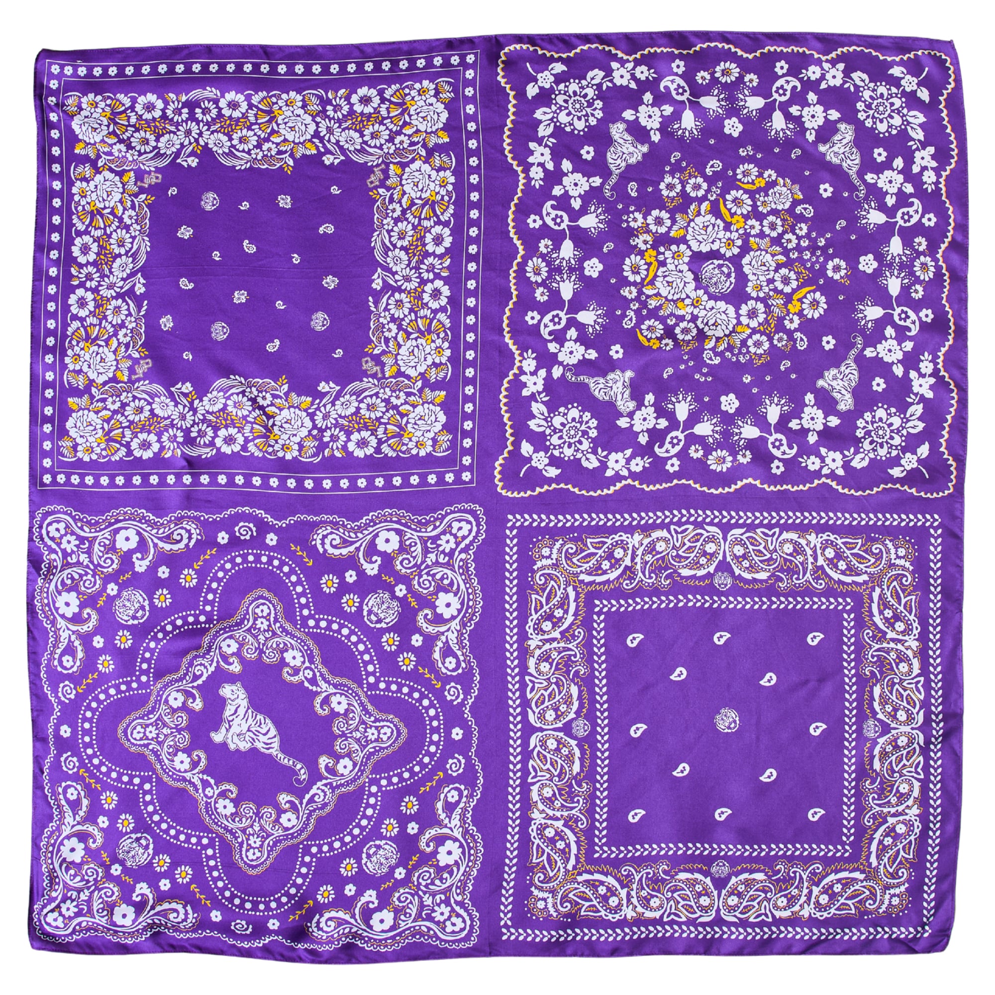 Smith & Quinn LSU Tigers Square Silk Scarf