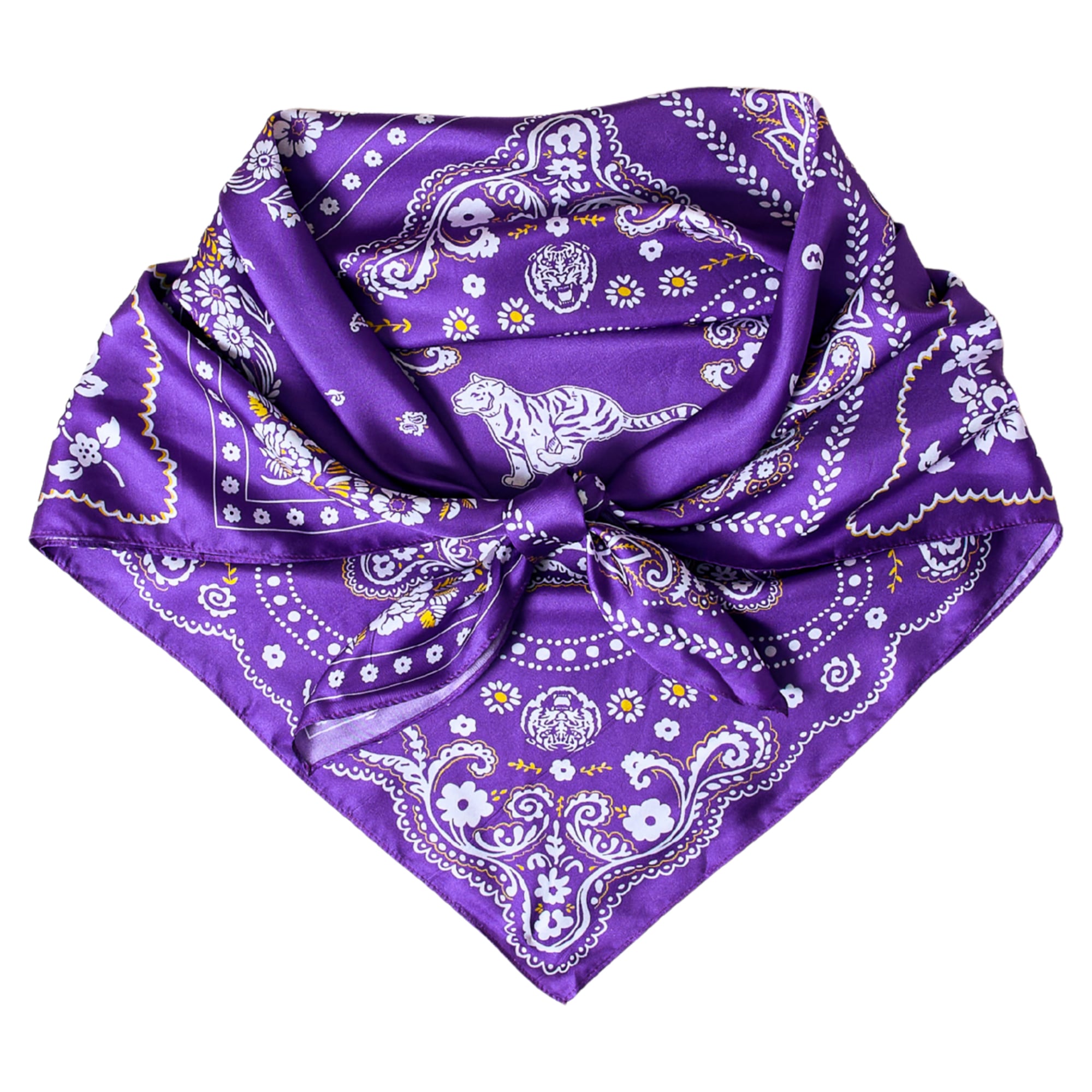 Smith & Quinn LSU Tigers Square Silk Scarf