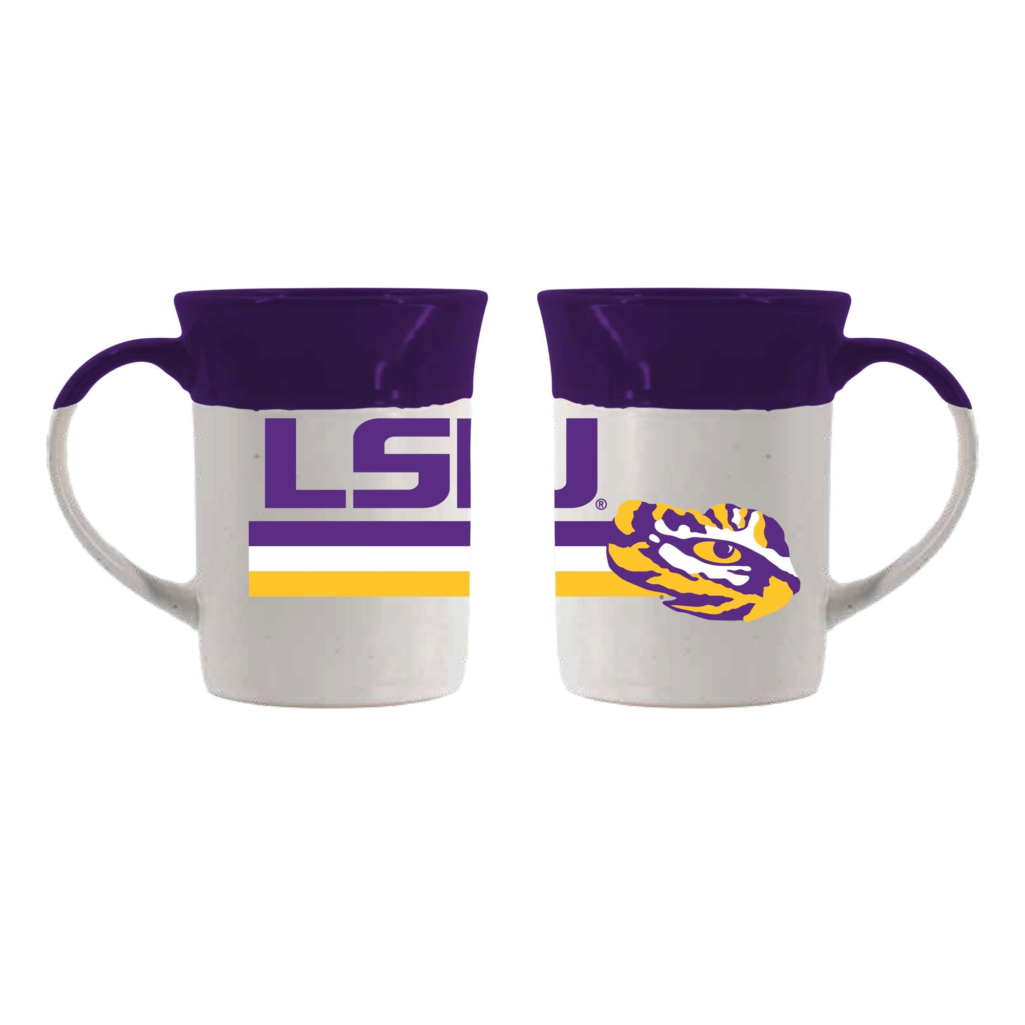 Mug en céramique mouchetée 44 cl (15 oz) LSU Tigers de The Memory Company