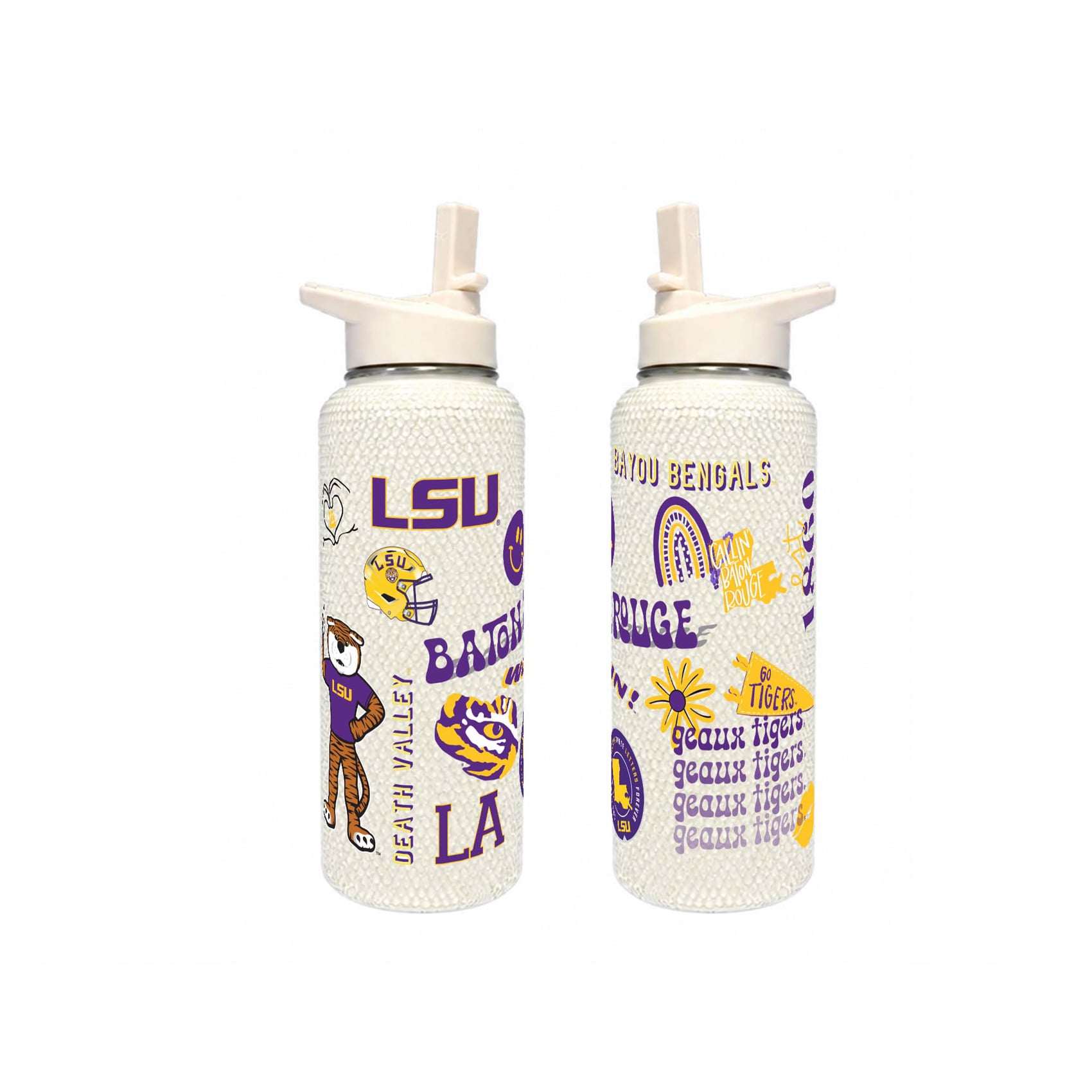 Bouteille Bling Quencher LSU Tigers de 1 litre (34 oz) de The Memory Company