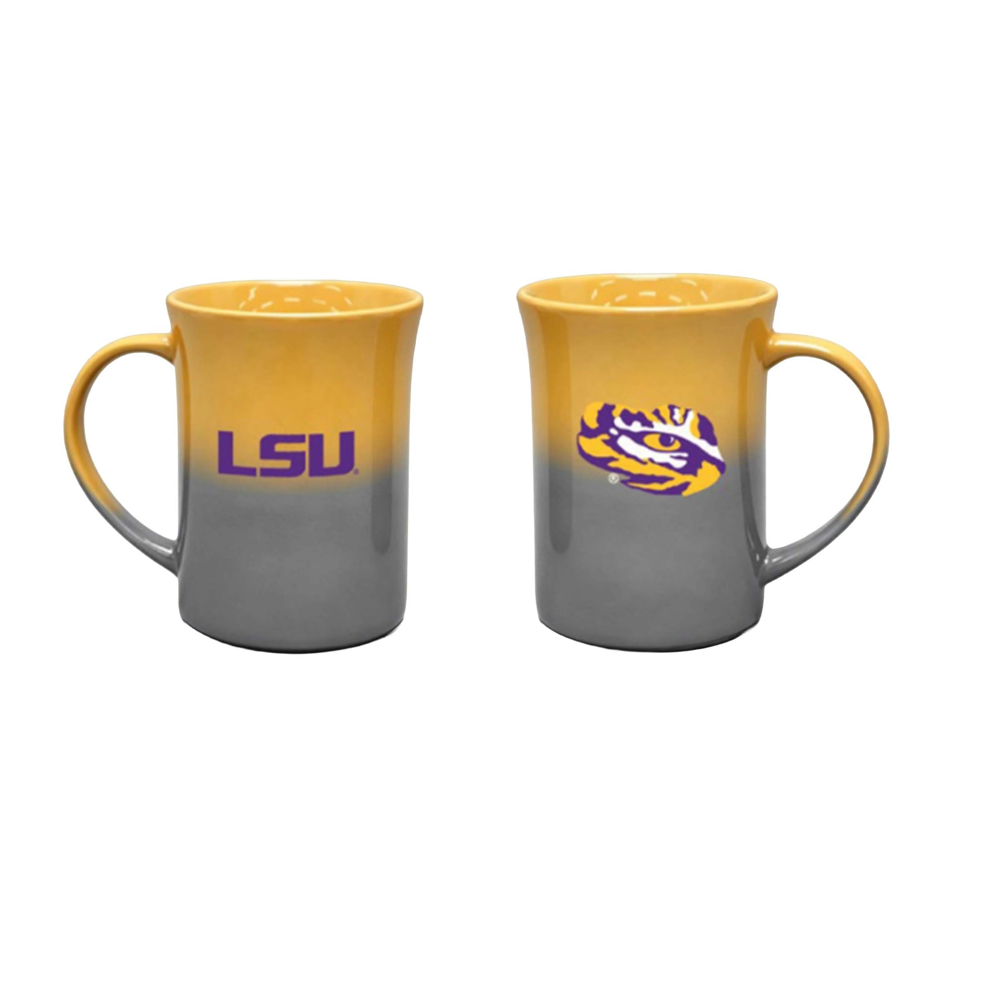 Ensemble de deux tasses en céramique ombrées de 44 cl (15 oz) LSU Tigers de The Memory Company