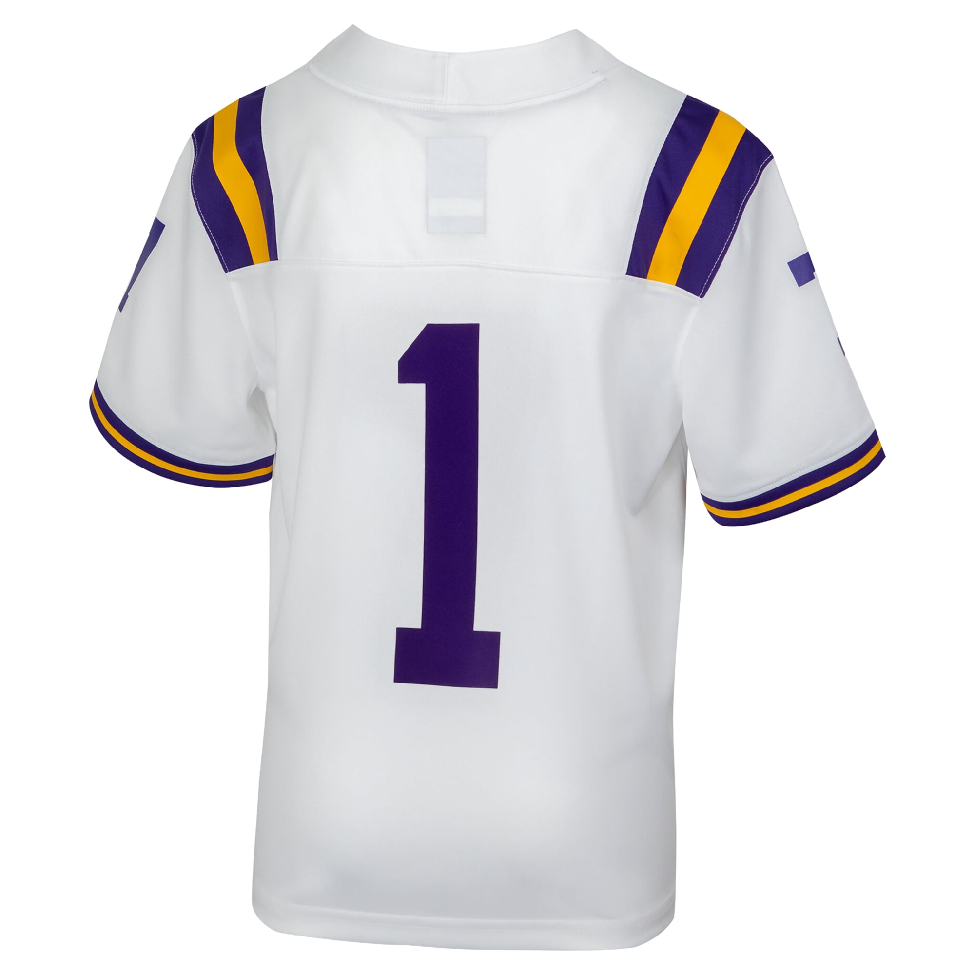 Maillot de football réplique Nike blanc pour enfant LSU Tigers