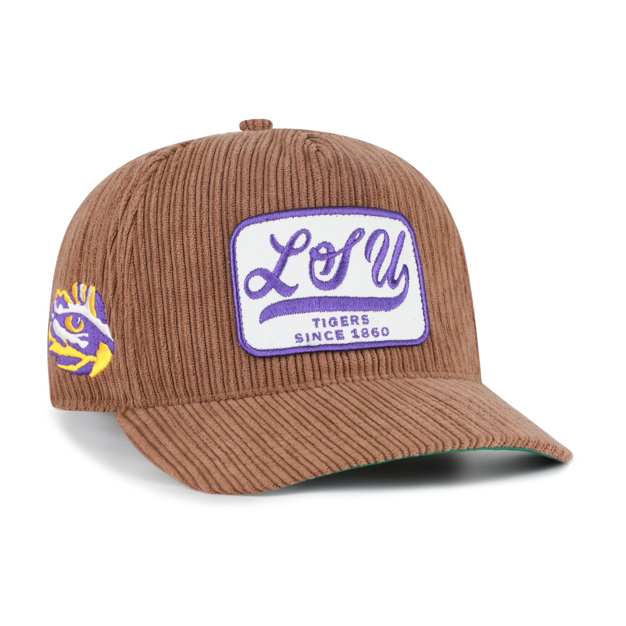 Unisex '47 Brown LSU Tigers Corduroy Patch Hitch Adjustable Hat