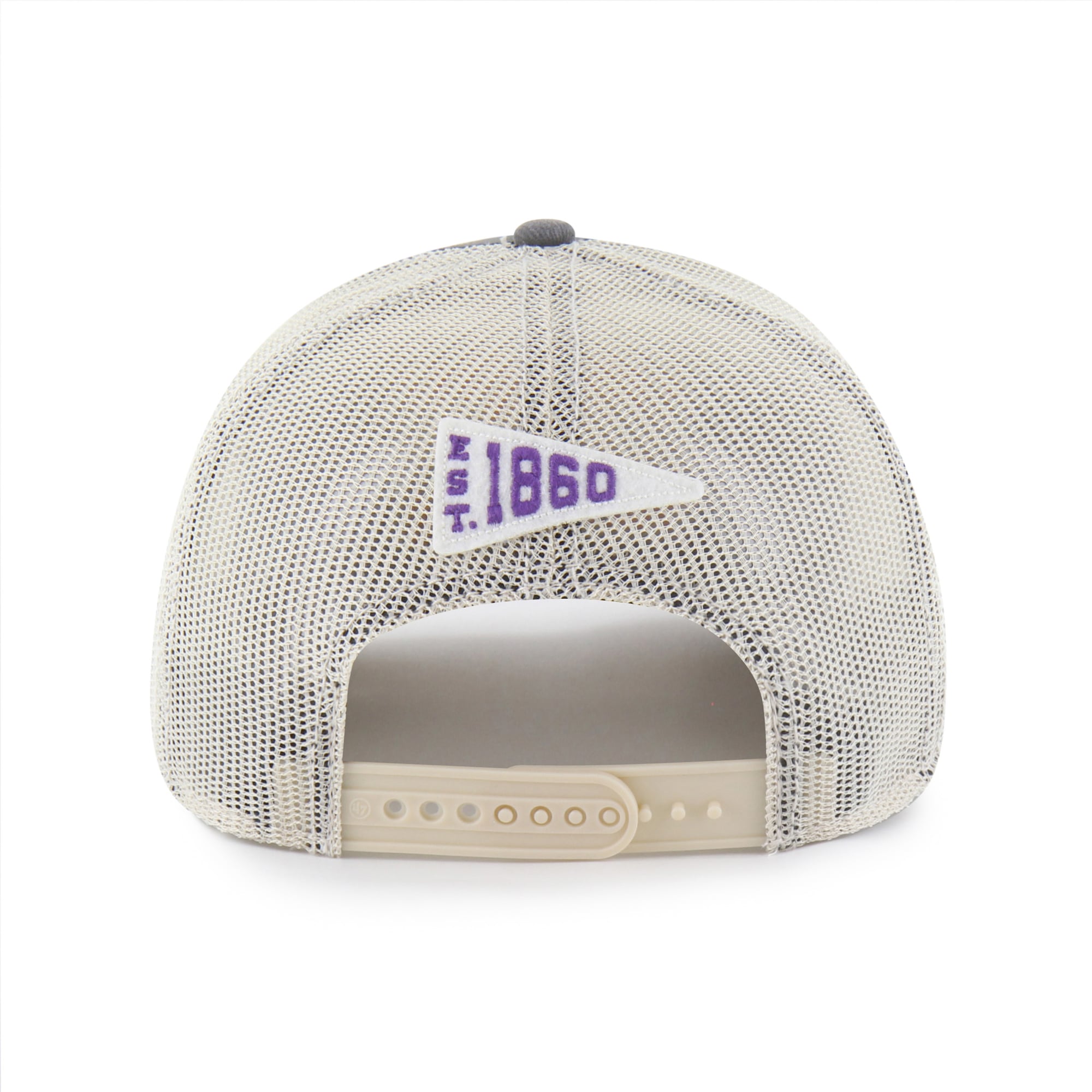 Unisex '47 Charcoal LSU Tigers Egremont Well-Worn Adjustable Trucker Hat