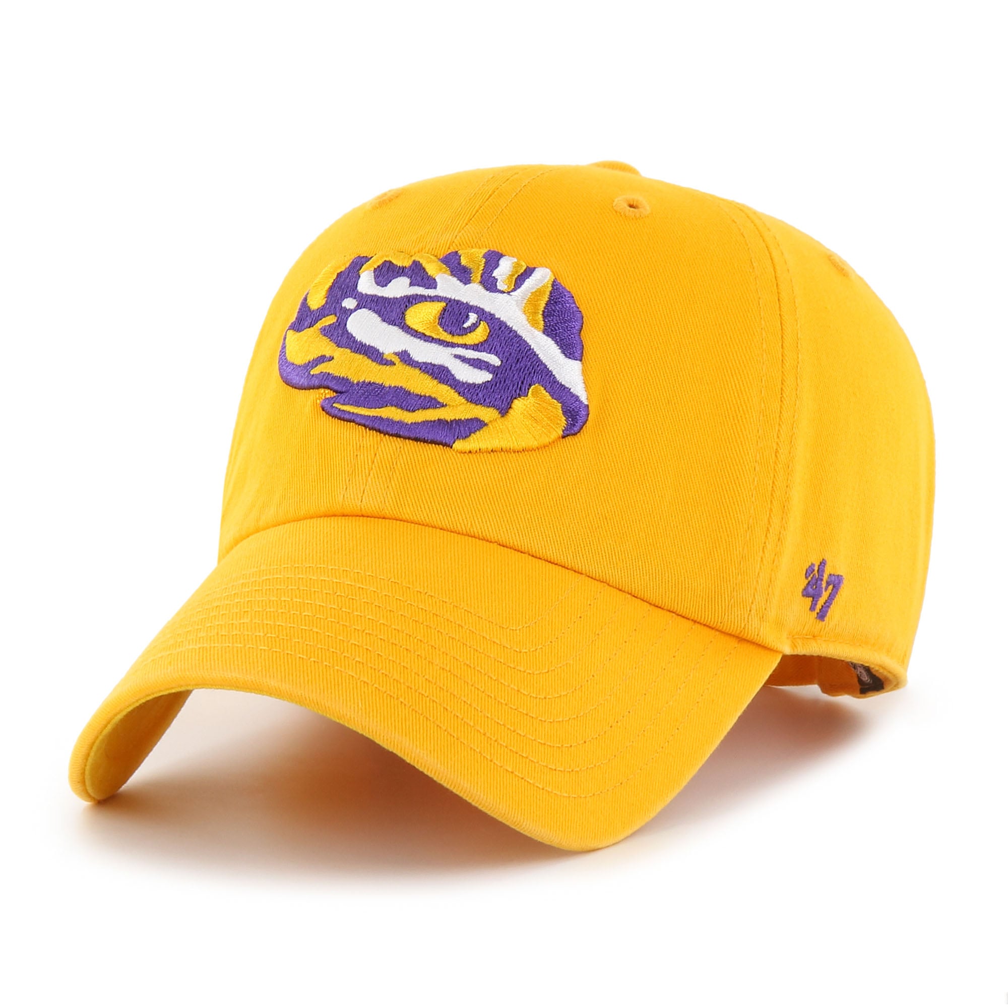 Unisex '47 Light Purple LSU Tigers Mascot Clean Up Adjustable Hat
