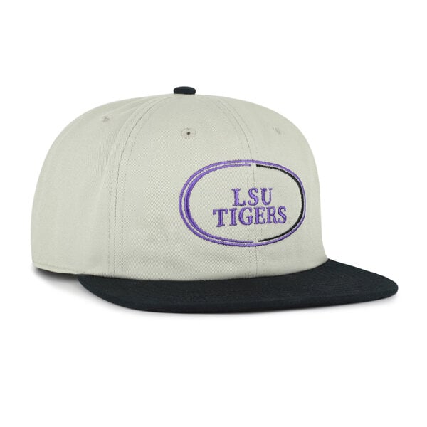 Casquette unisexe '47 grise/noire LSU Tigers Ovalcrest Captain Snapback