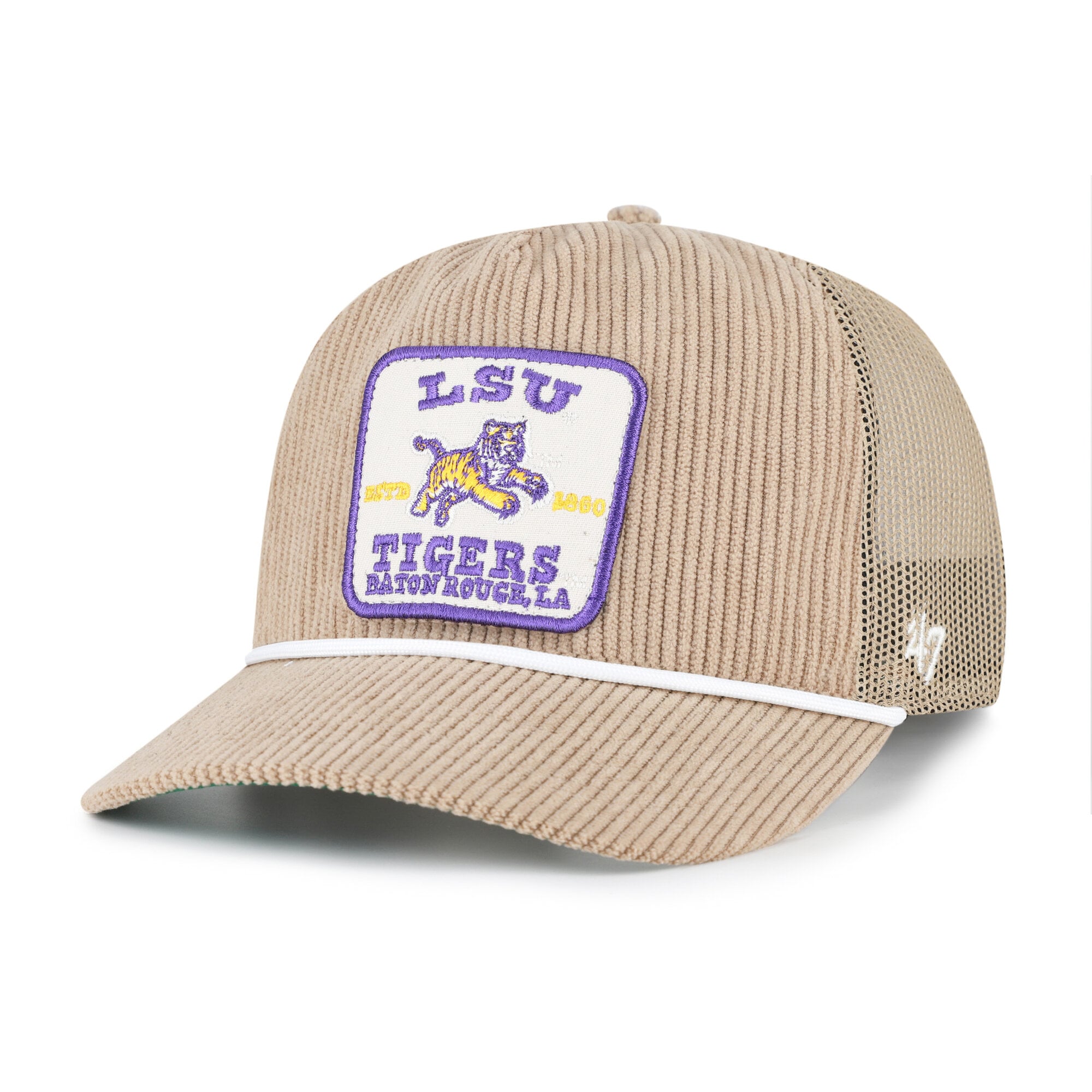 Casquette unisexe '47 kaki LSU Tigers Cordlandia Hitch ajustable